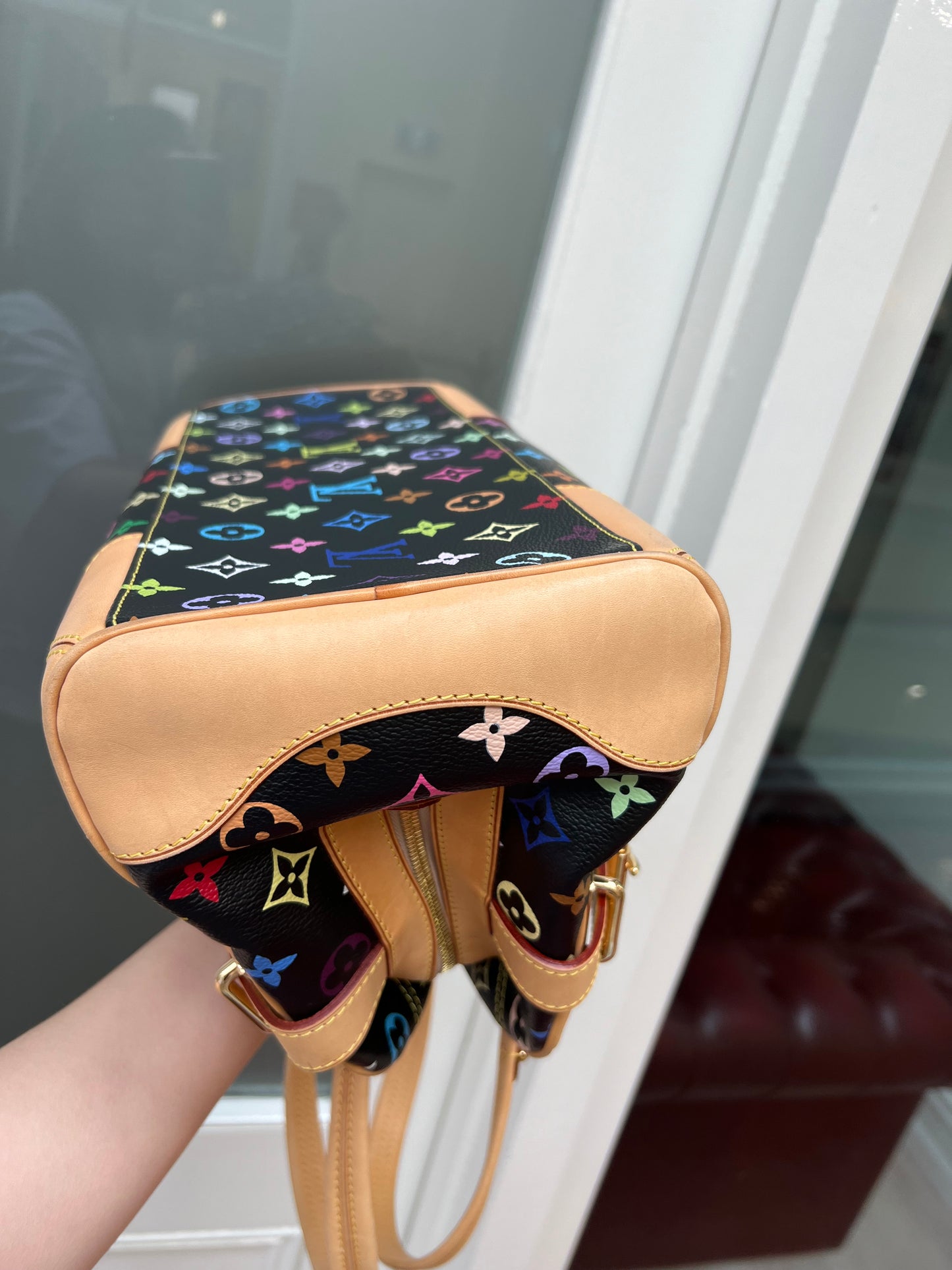 Pre-loved Louis Vuitton x Murakami Limited Edition Monogram Multicolor Claudia Bag