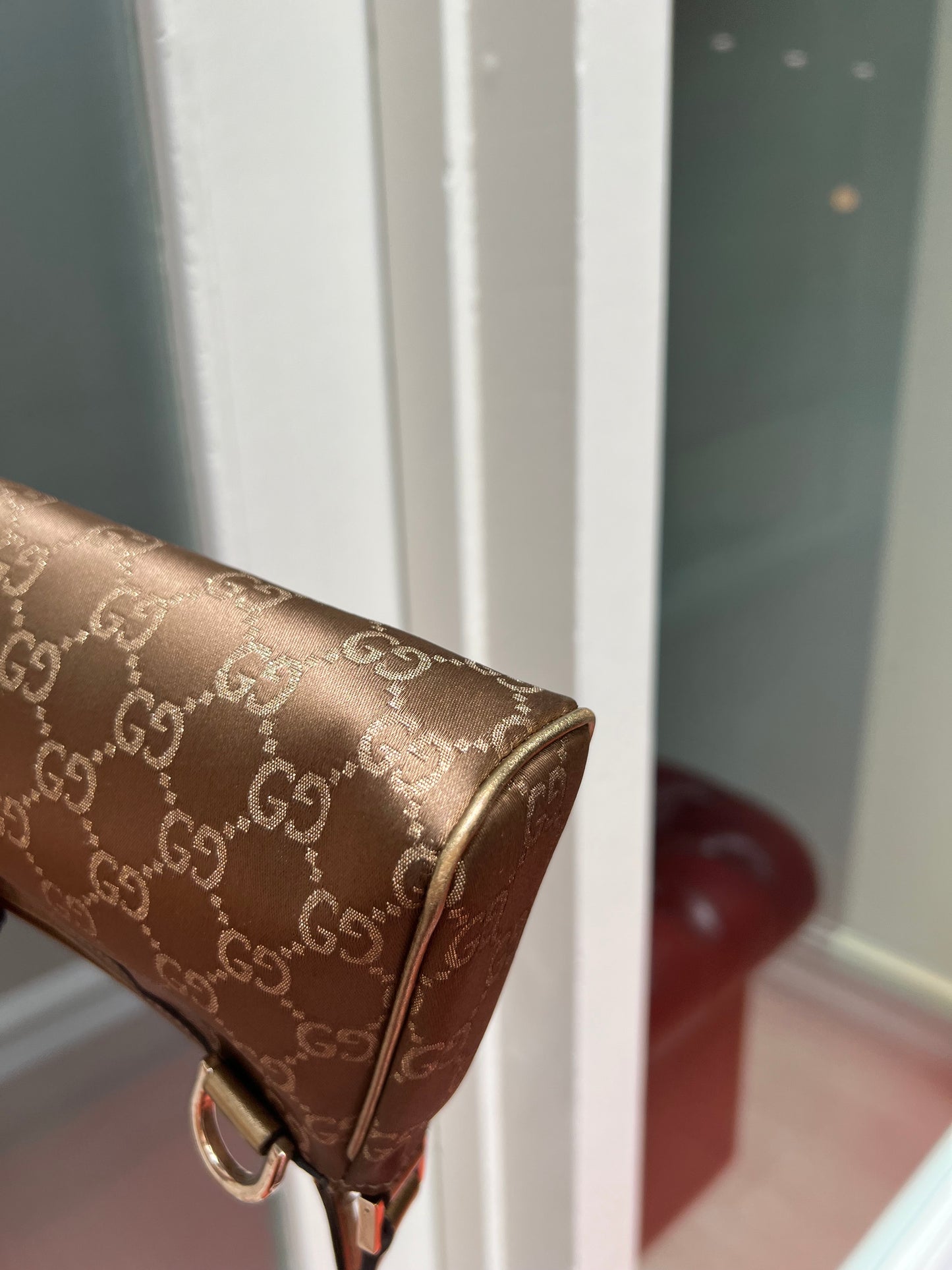 Pre-loved Gucci Monogram Pochette Bag