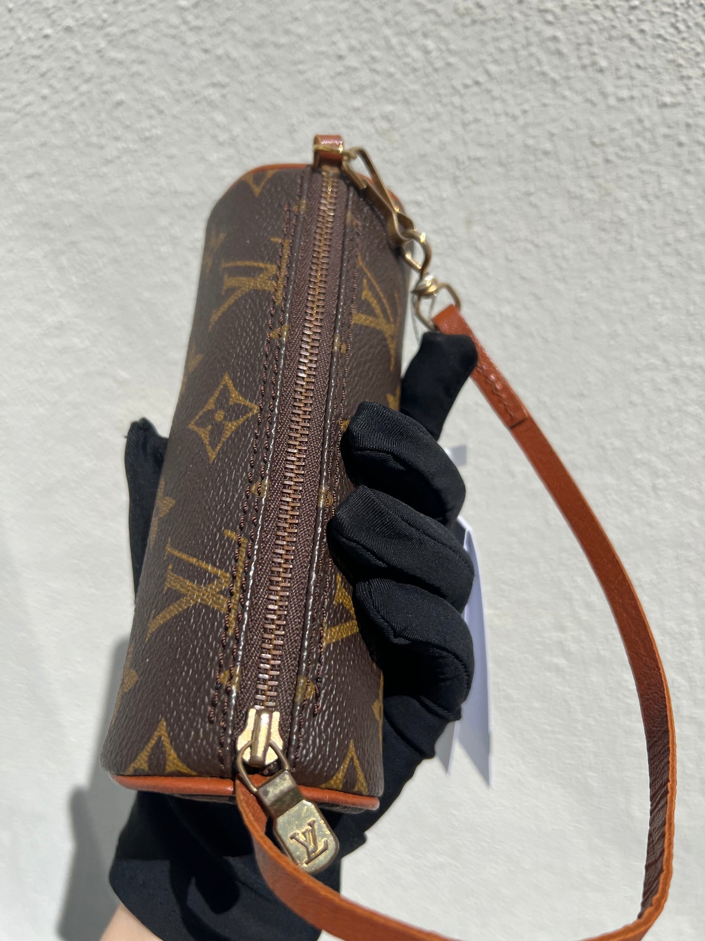 Pre-love LOUIS VUITTON Papillon Pouch Mini Hand bag Monogram