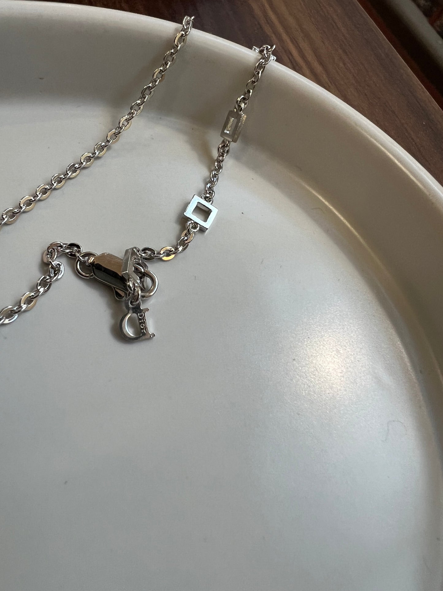 Pre-loved CHRISTIAN DIOR HEART AND ARROW NECKLACE 2004