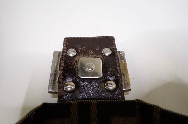 Pre-loved Fendi Vintage Zucca Baguette Handbag