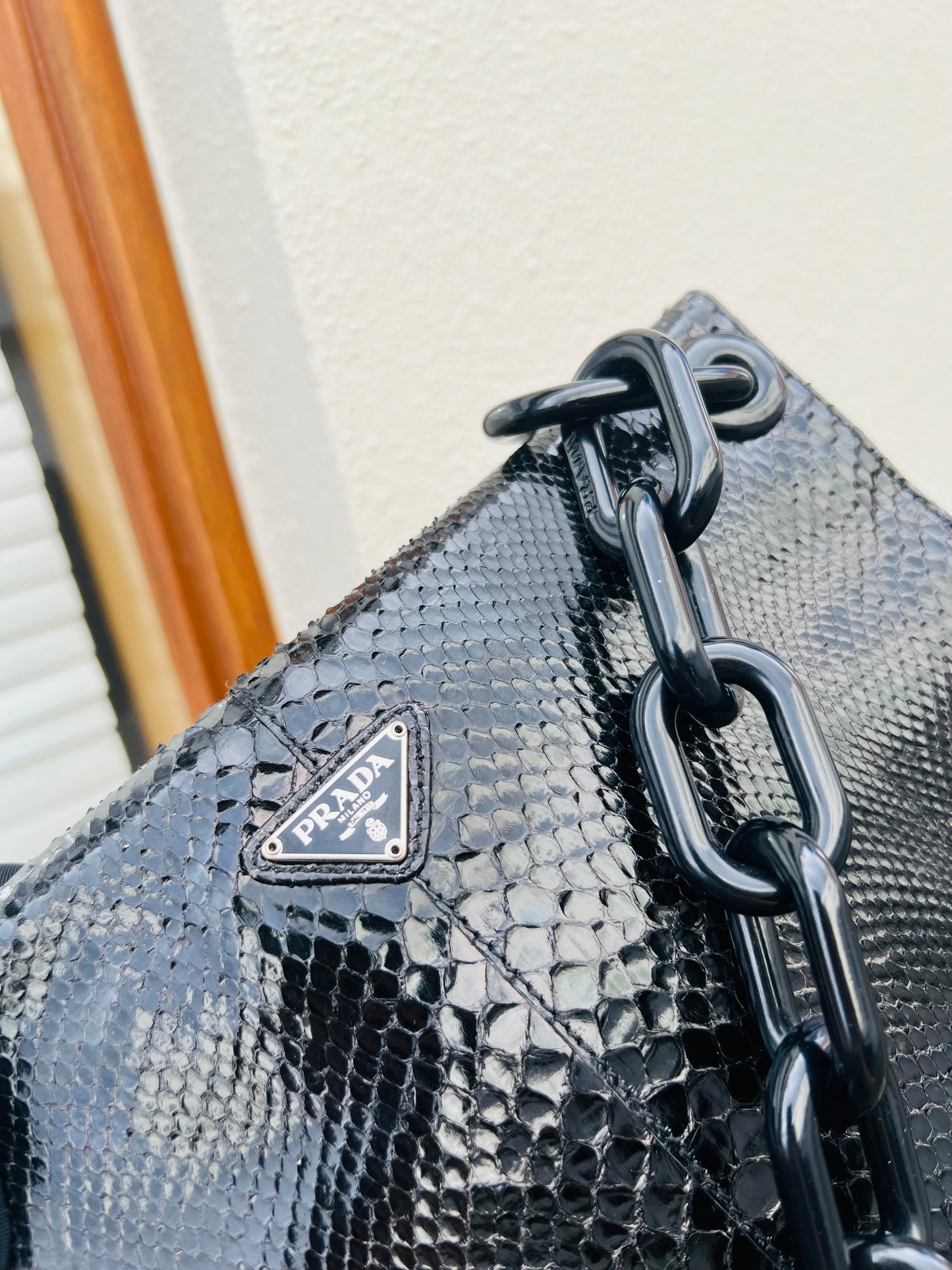 Pre-loved 90s Prada Strap Tote Bag