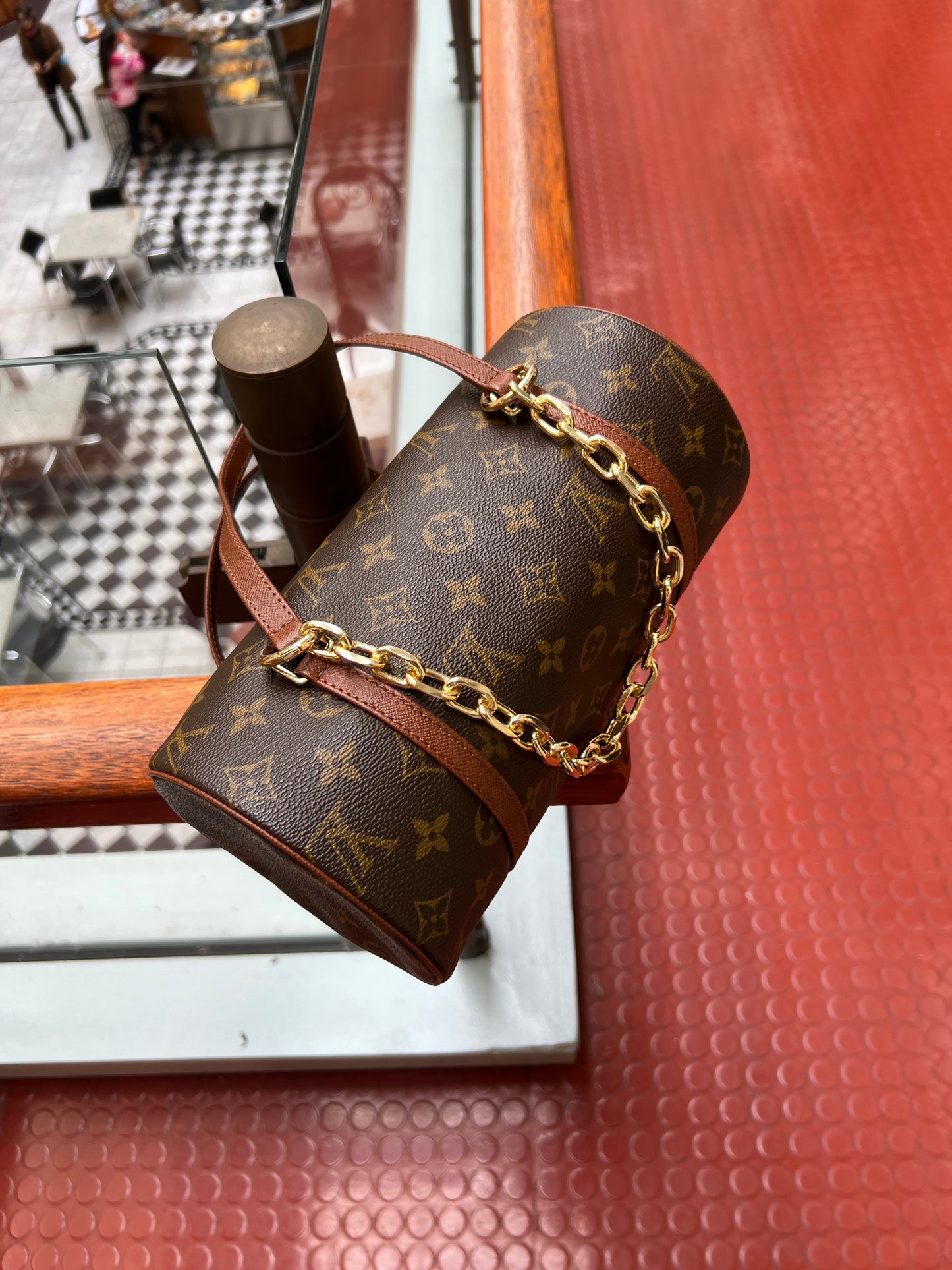 Pre-loved Louis Vuitton Brown Monogram Canvas Papillon 26cm Handbag 1999