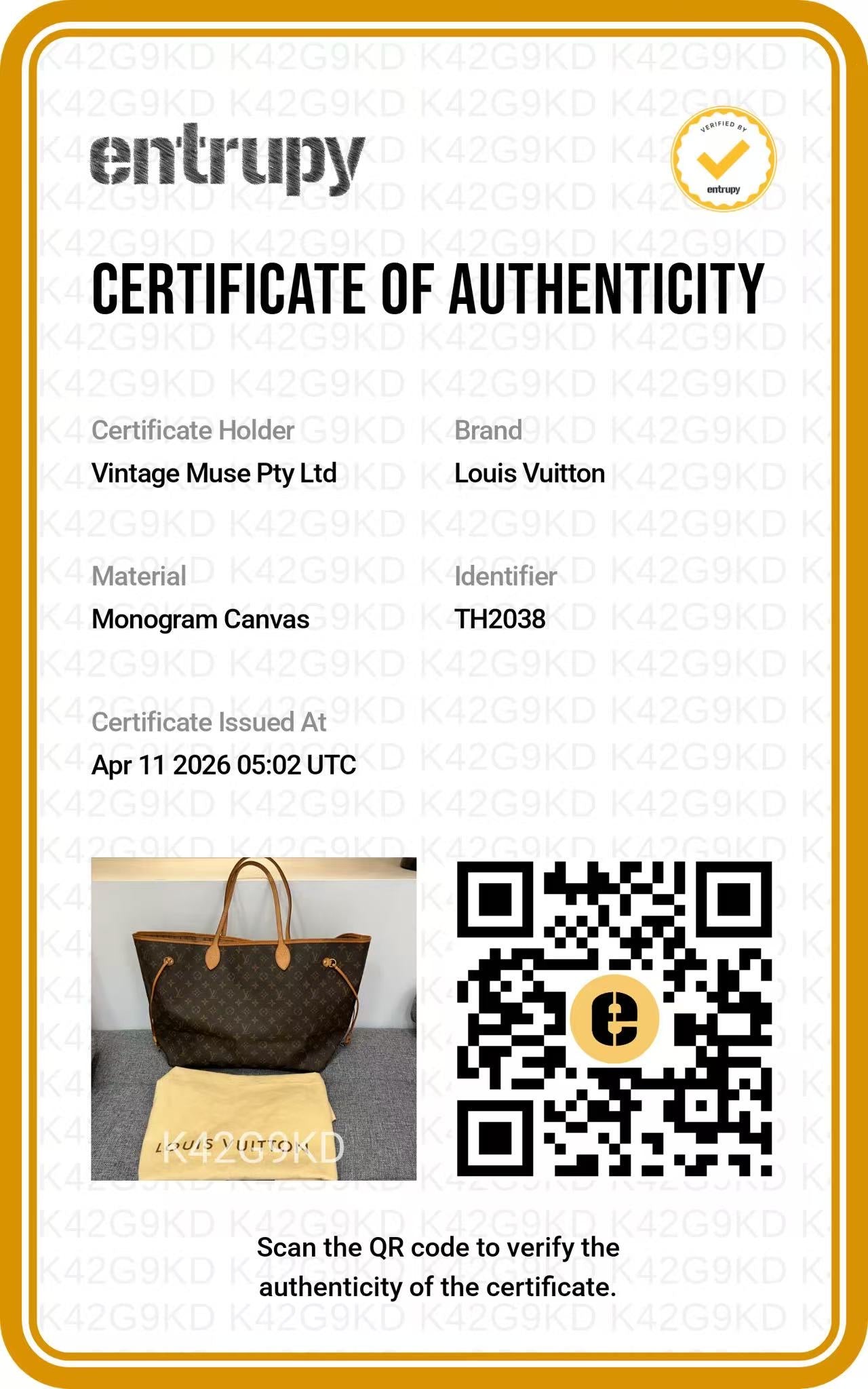 Pre-loved Louis Vuitton Neverfull Leather Tote GM Monogram 2008
