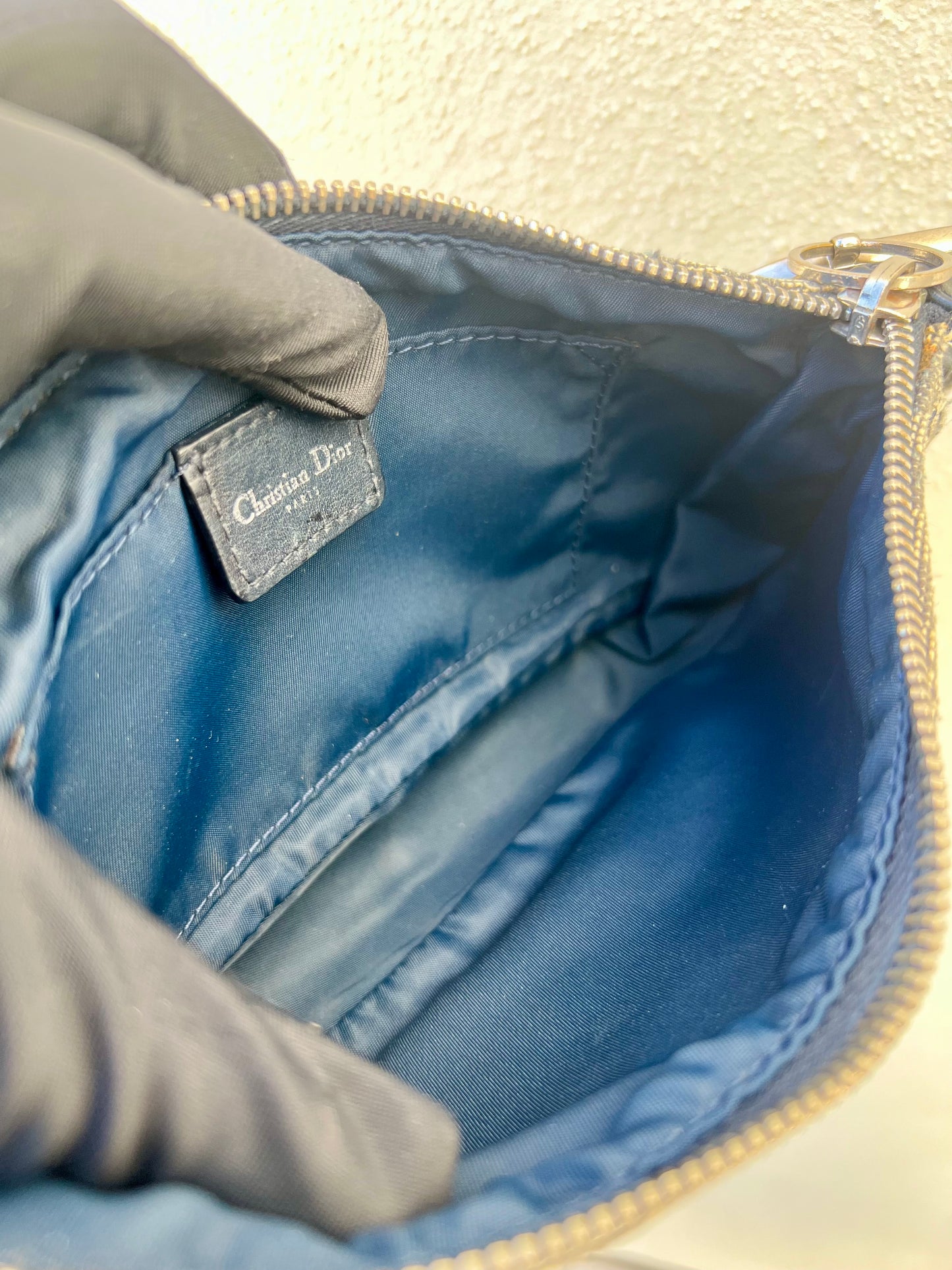 Pre-loved Christian Dior Vintage Trotter Shoulder Bag