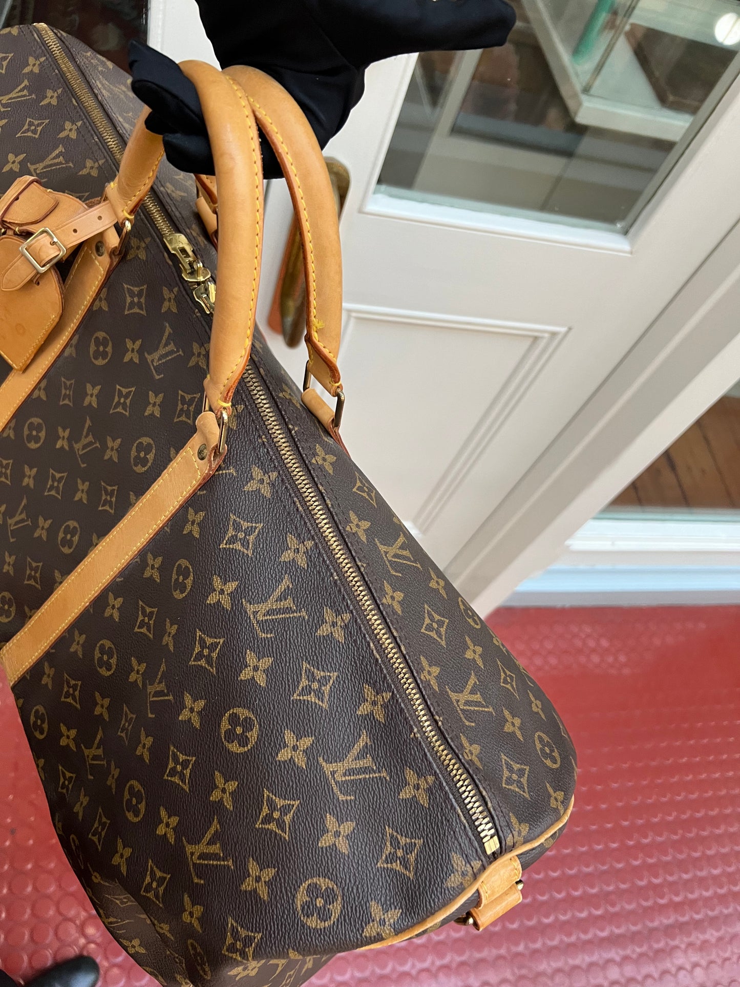 Pre-loved Louis Vuitton Keepall Bandoulière 60 Travel Bag Monogram 1997