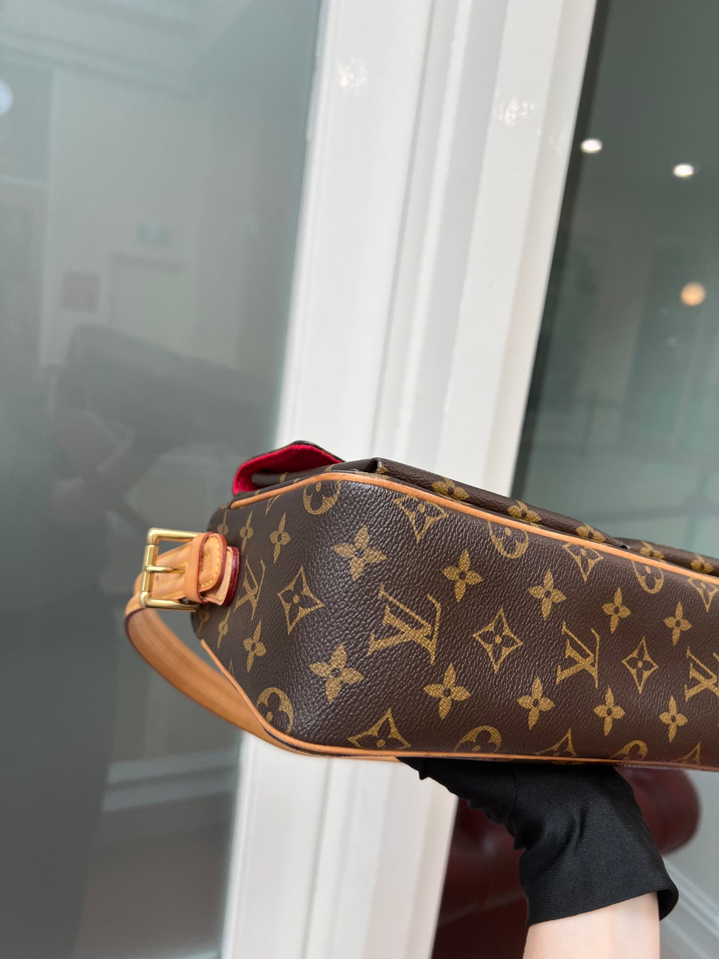 Pre-owned Louis Vuitton Viva Cite Handbag Brown Monogram 2006