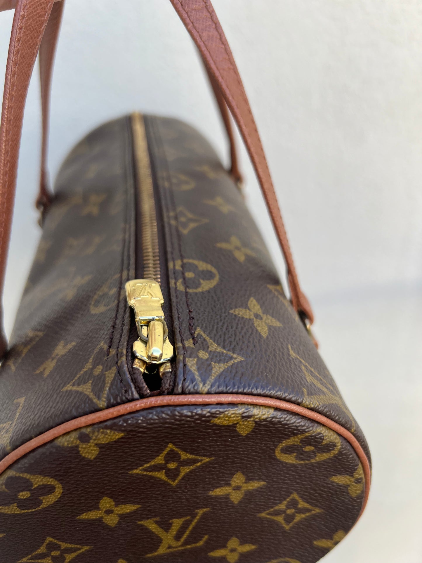 Pre-loved Louis Vuitton Brown Monogram Canvas Papillon 26cm Handbag