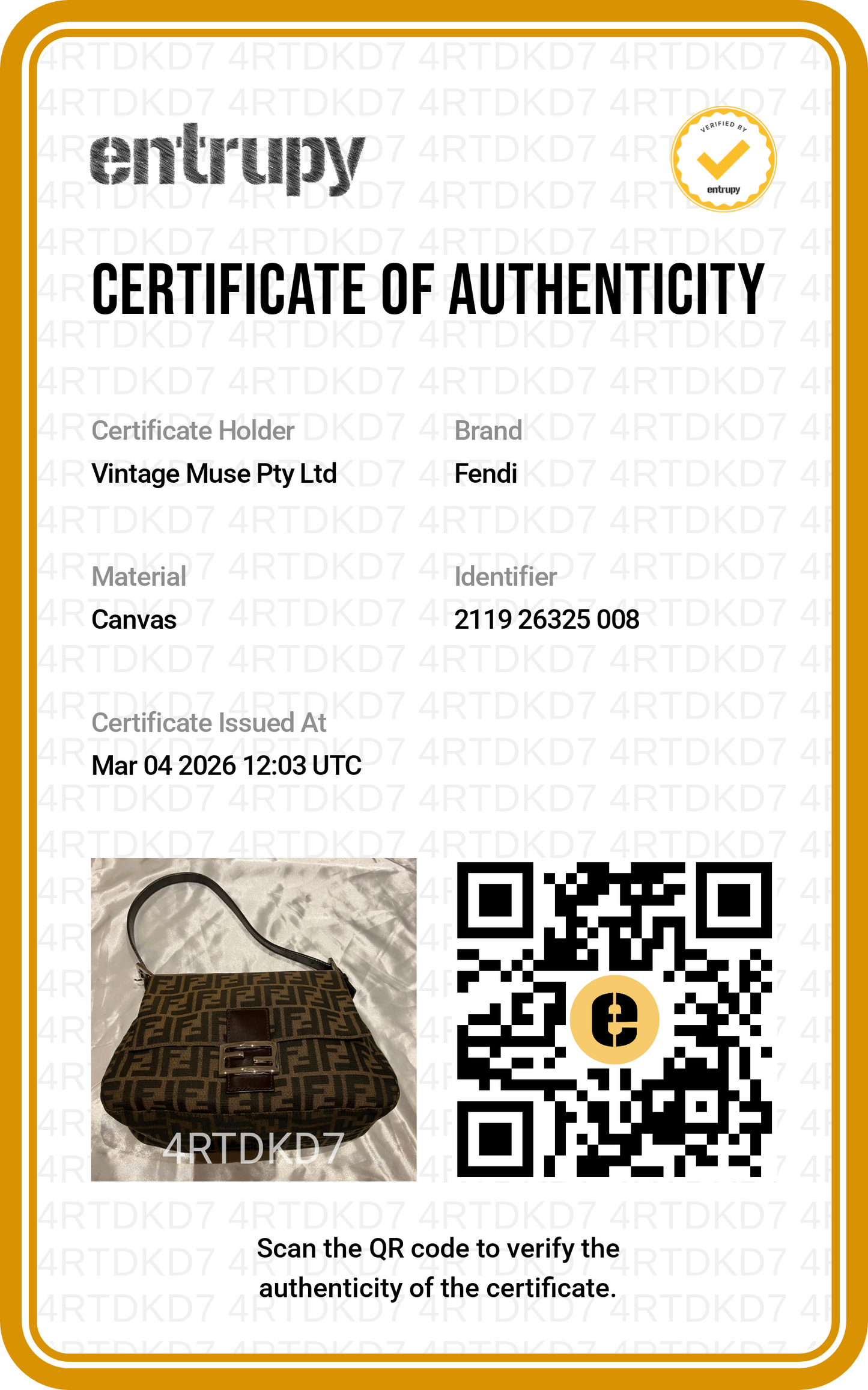 Pre-loved Fendi Vintage Zucca Mamma Handbag