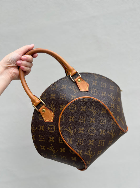 Pre-loved Louis Vuitton Vintage Ellipse PM Monogram Handbag 1998