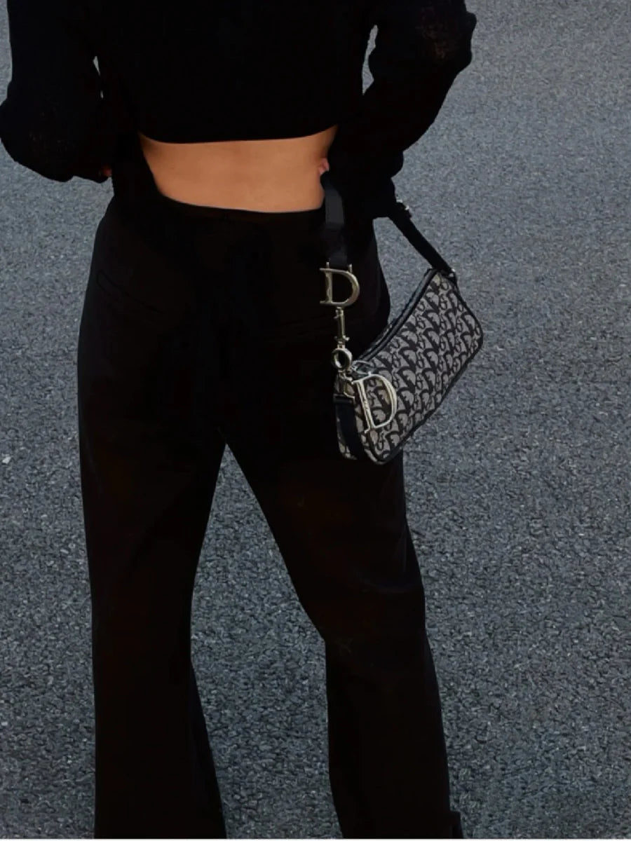 Pre-loved Christian Dior Vintage Trotter Shoulder Bag