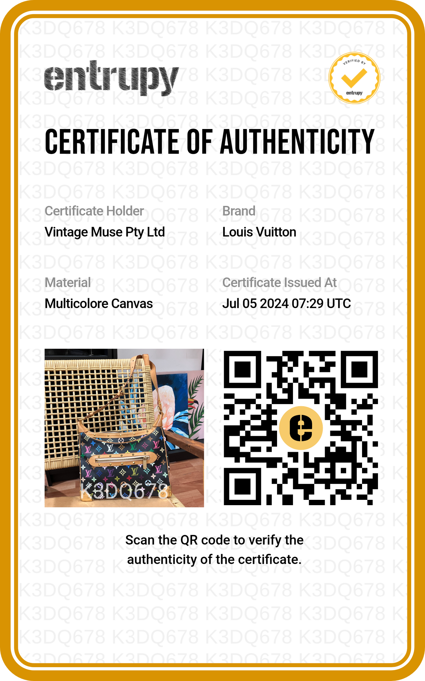 Pre-loved Louis Vuitton x Murakami Limited Edition Monogram Multicolor Boulogne Bag