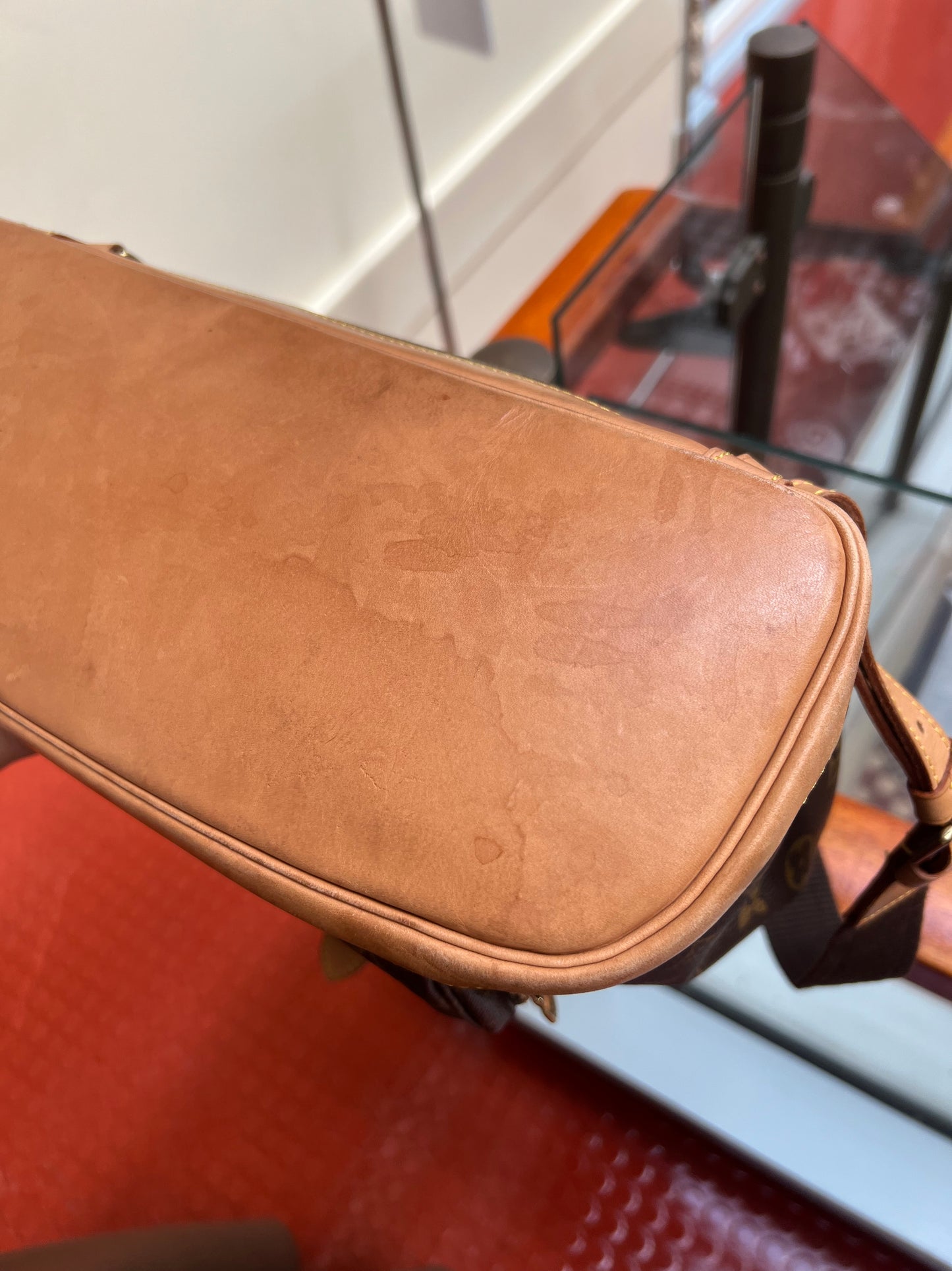 Pre-loved Louis Vuitton Backpack Monogram Montsouris GM Brown Men's Women's 2000