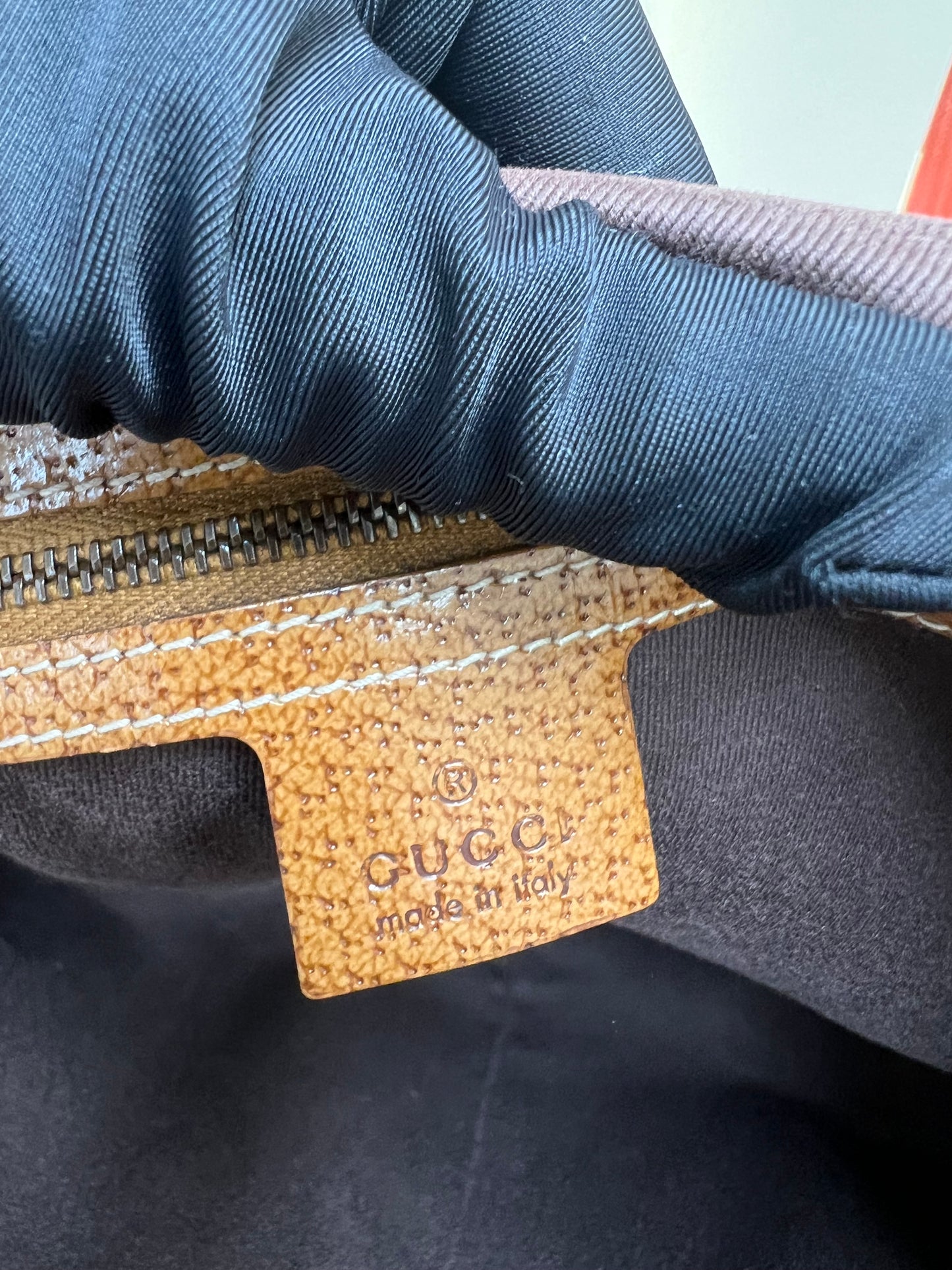 Pre-Owned
Gucci GG Canvas Bamboo Studded handbag 2000s