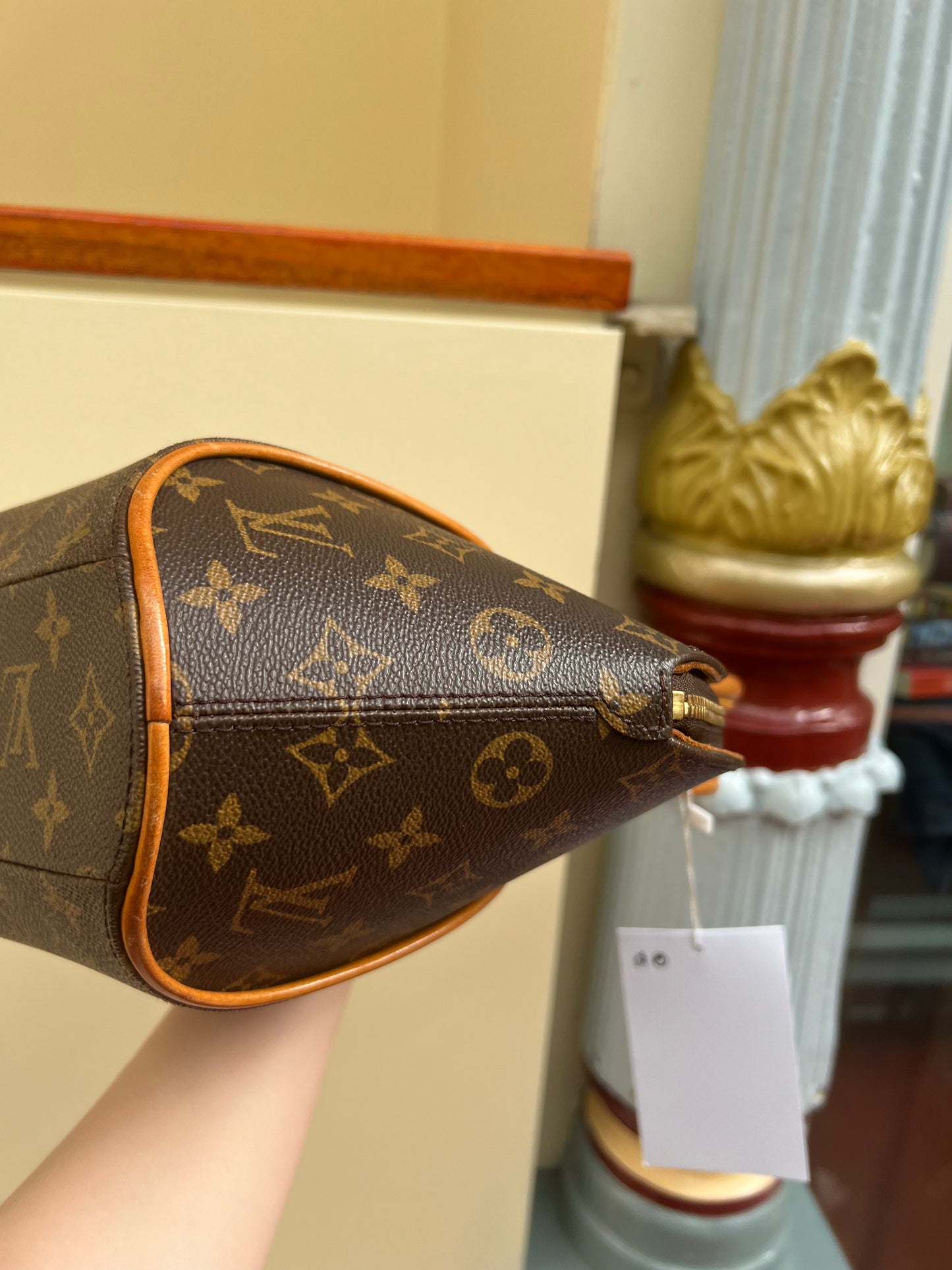 Pre-loved Louis Vuitton Vintage Ellipse Cloth Handbag PM Monogram