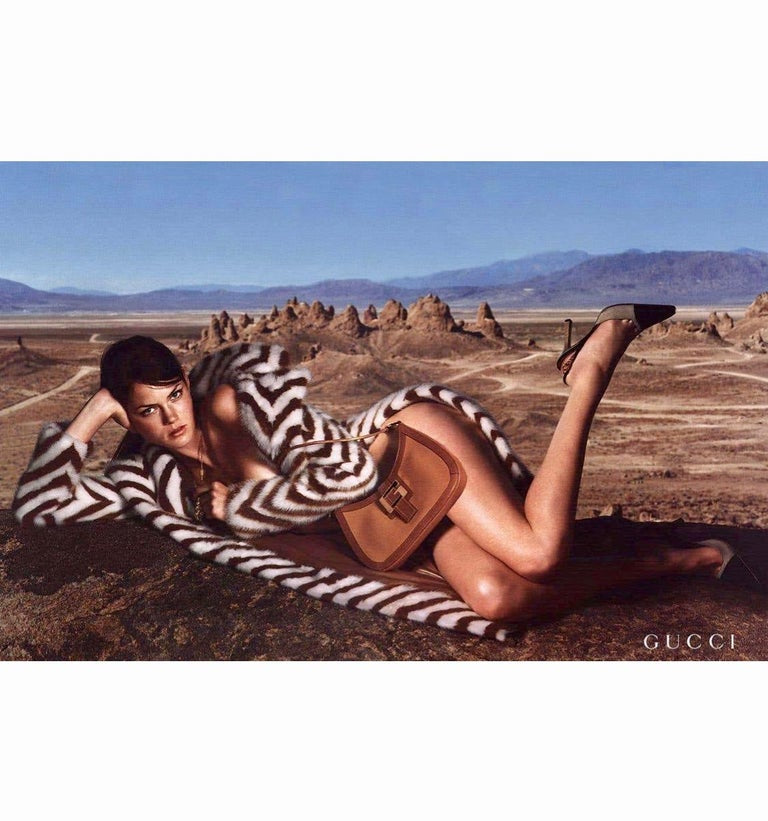 Pre-Loved F/W 2000 Gucci by Tom Ford G Buckle Black Nylon Bag Y2K Gold hardware