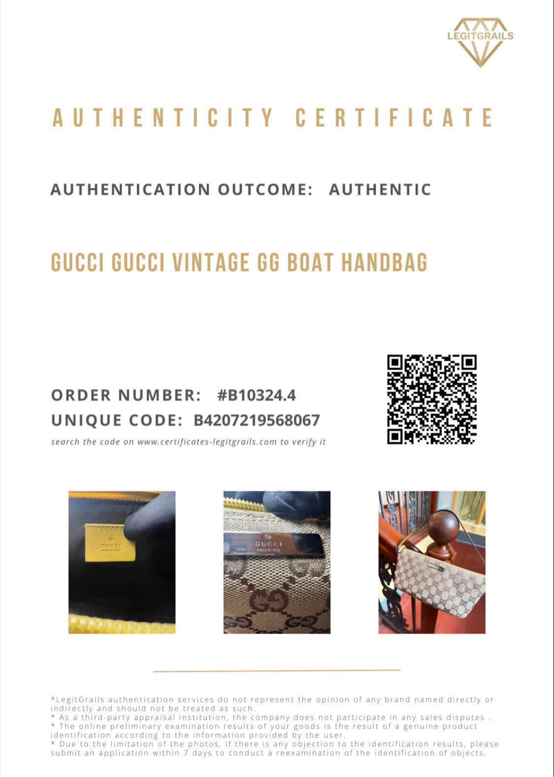 Pre-loved Gucci vintage GG Canvas Boat Baguette