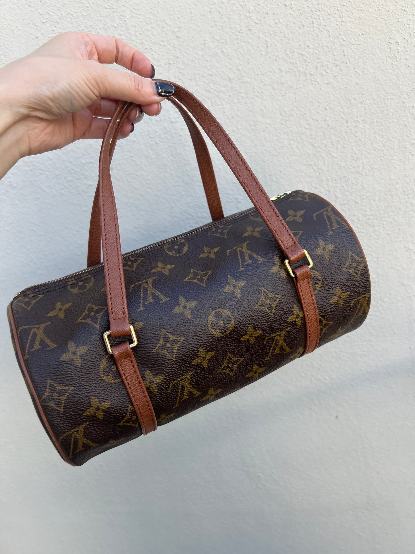 Pre-loved Louis Vuitton Brown Monogram Canvas Papillon 26cm Handbag