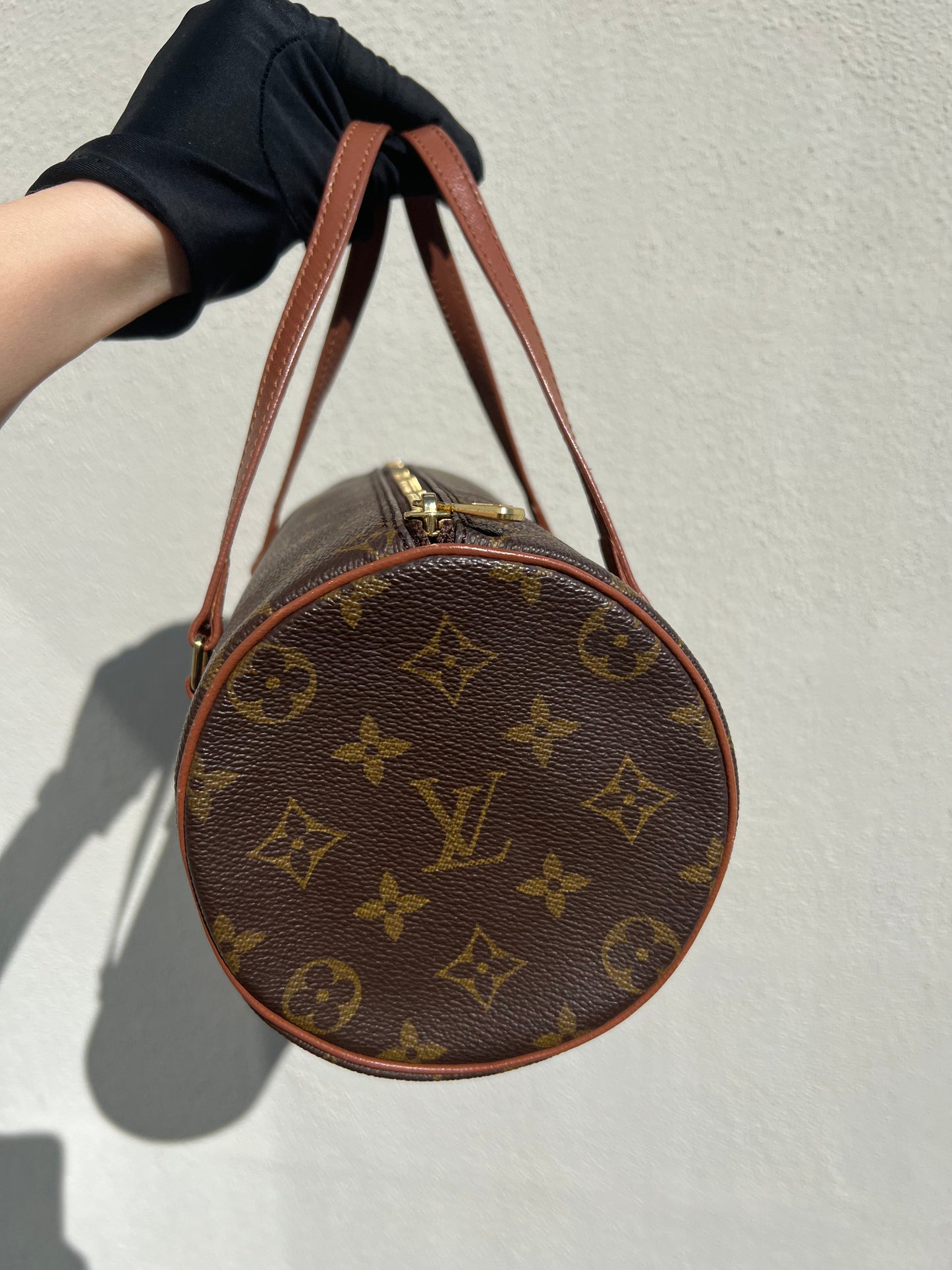Pre-loved Louis Vuitton Brown Monogram Canvas Papillon 26cm Handbag