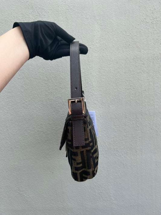 Pre-loved Fendi Vintage Zucca Baguette Handbag 2