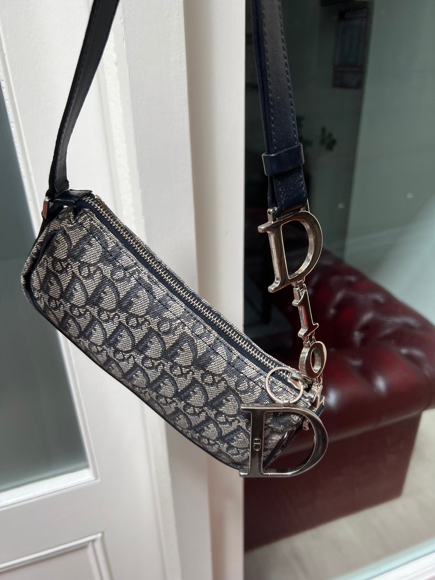Pre-loved Christian Dior Vintage Trotter Shoulder Bag