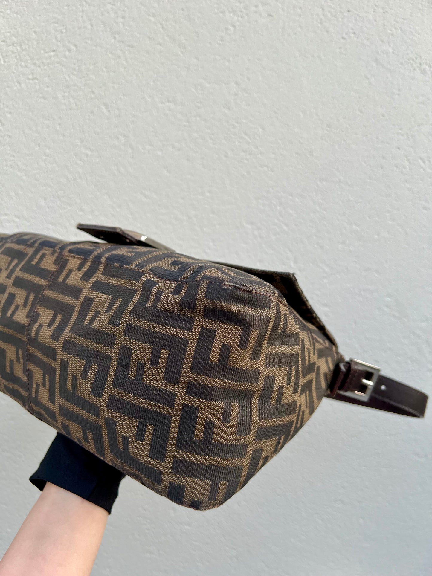 Pre-loved Fendi Vintage Zucca Mamma Handbag