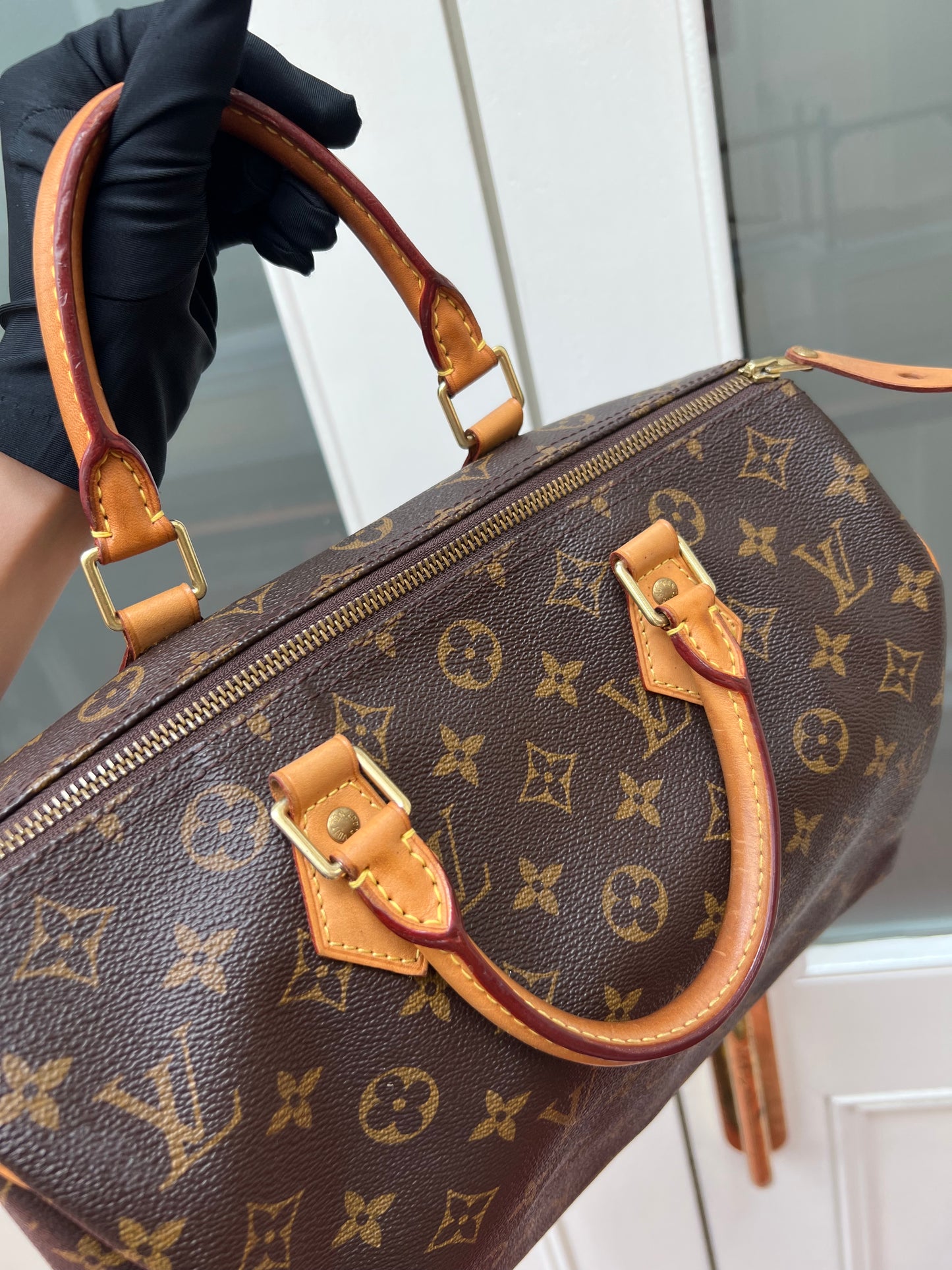 Pre-loved Louis Vuitton Speedy 30 Handbag Monogram 2017