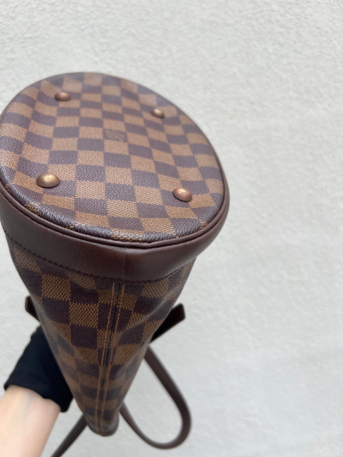 Pre-loved Louis Vuitton Damier Ebene Canvas Marais Bucket Bag 2001