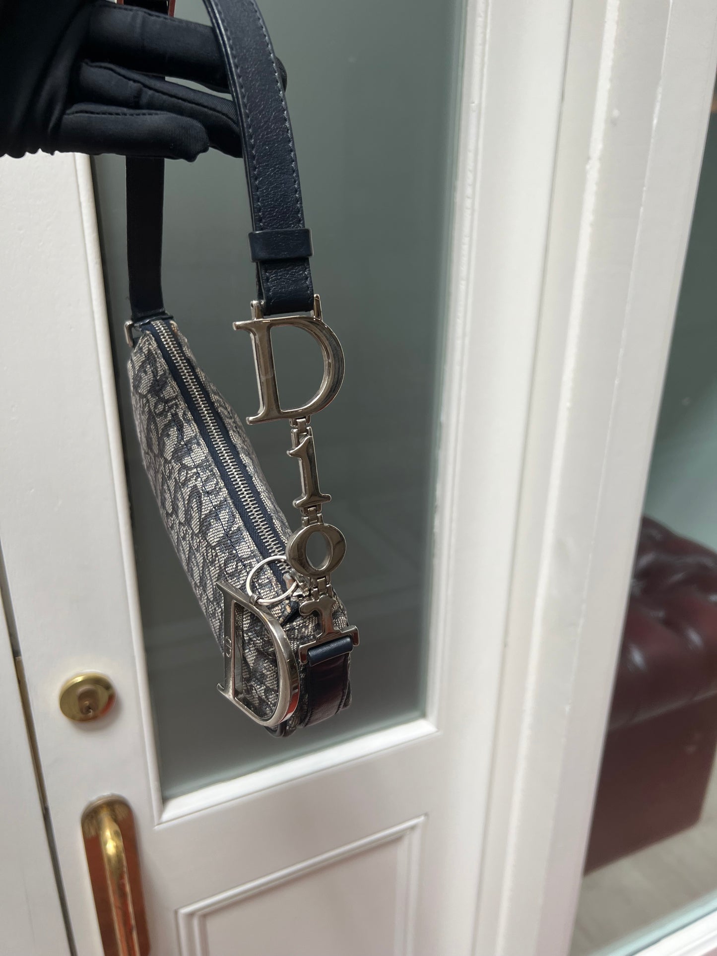 Pre-loved Christian Dior Vintage Trotter Shoulder Bag