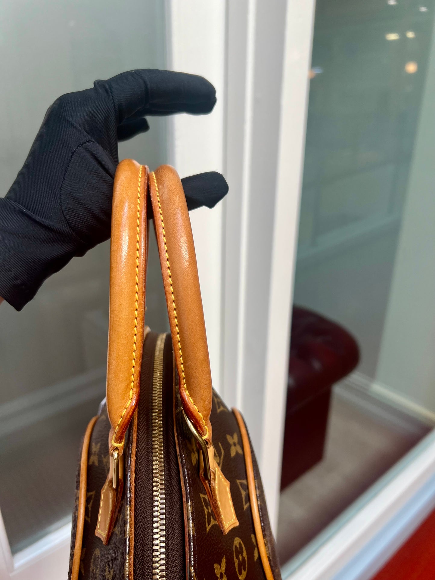 Pre-loved Louis Vuitton Vintage Ellipse Cloth Handbag PM Monogram 1997