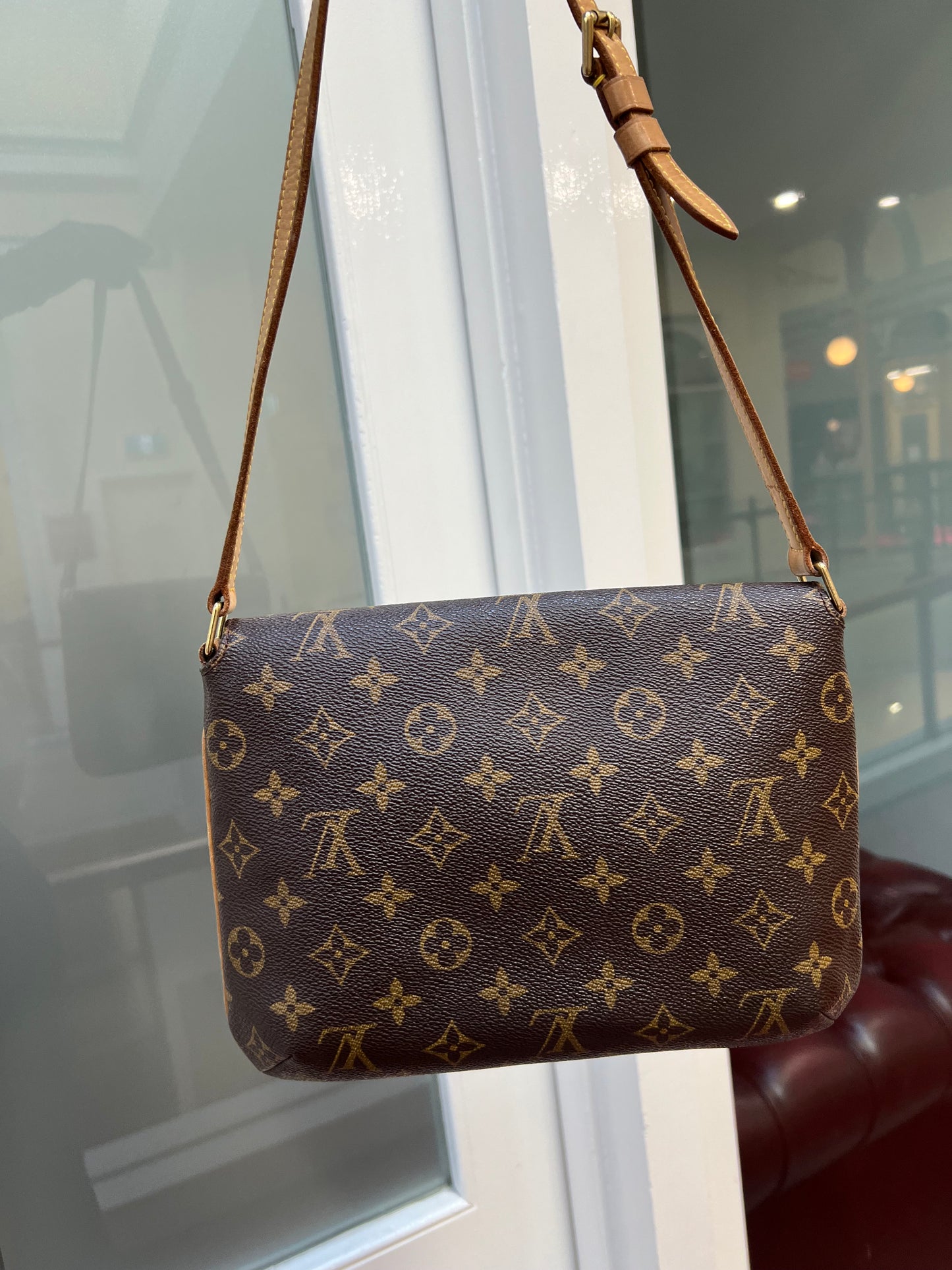 Preloved Louis Vuitton Monogram Canvas Musette Tango Short Strap Shoulder Bag 1998