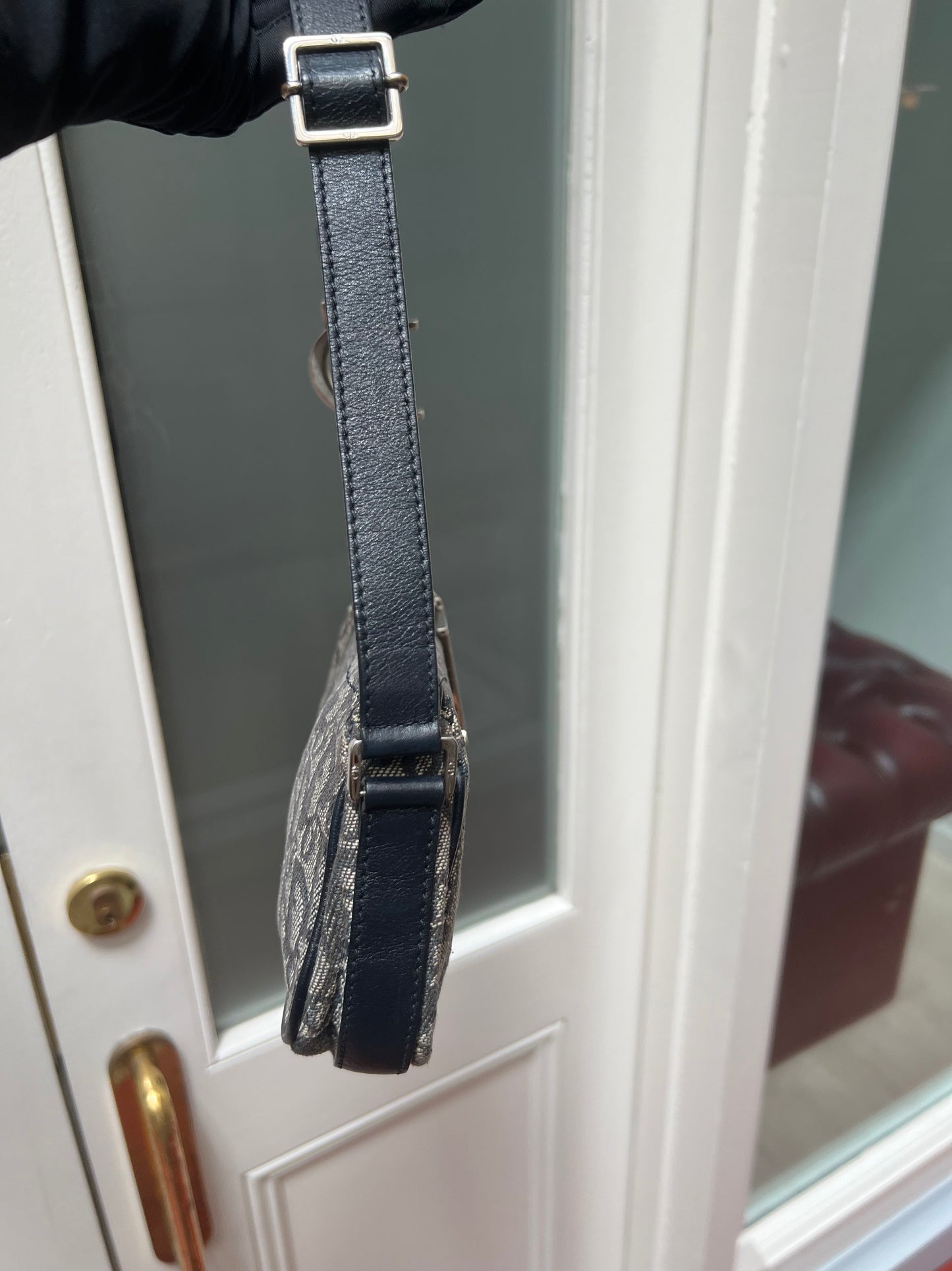 Pre-loved Christian Dior Vintage Trotter Shoulder Bag