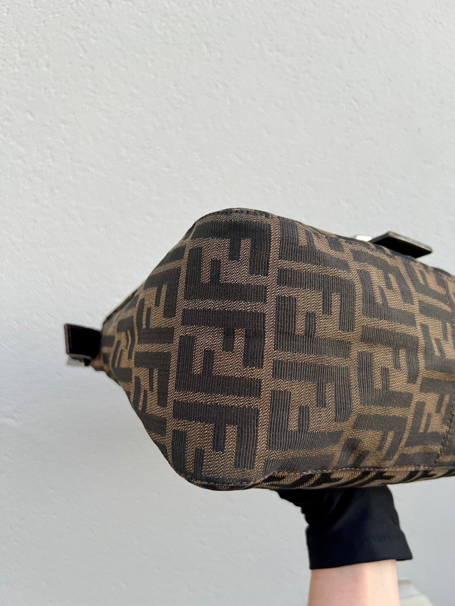 Pre-loved Fendi Vintage Zucca Mamma Handbag