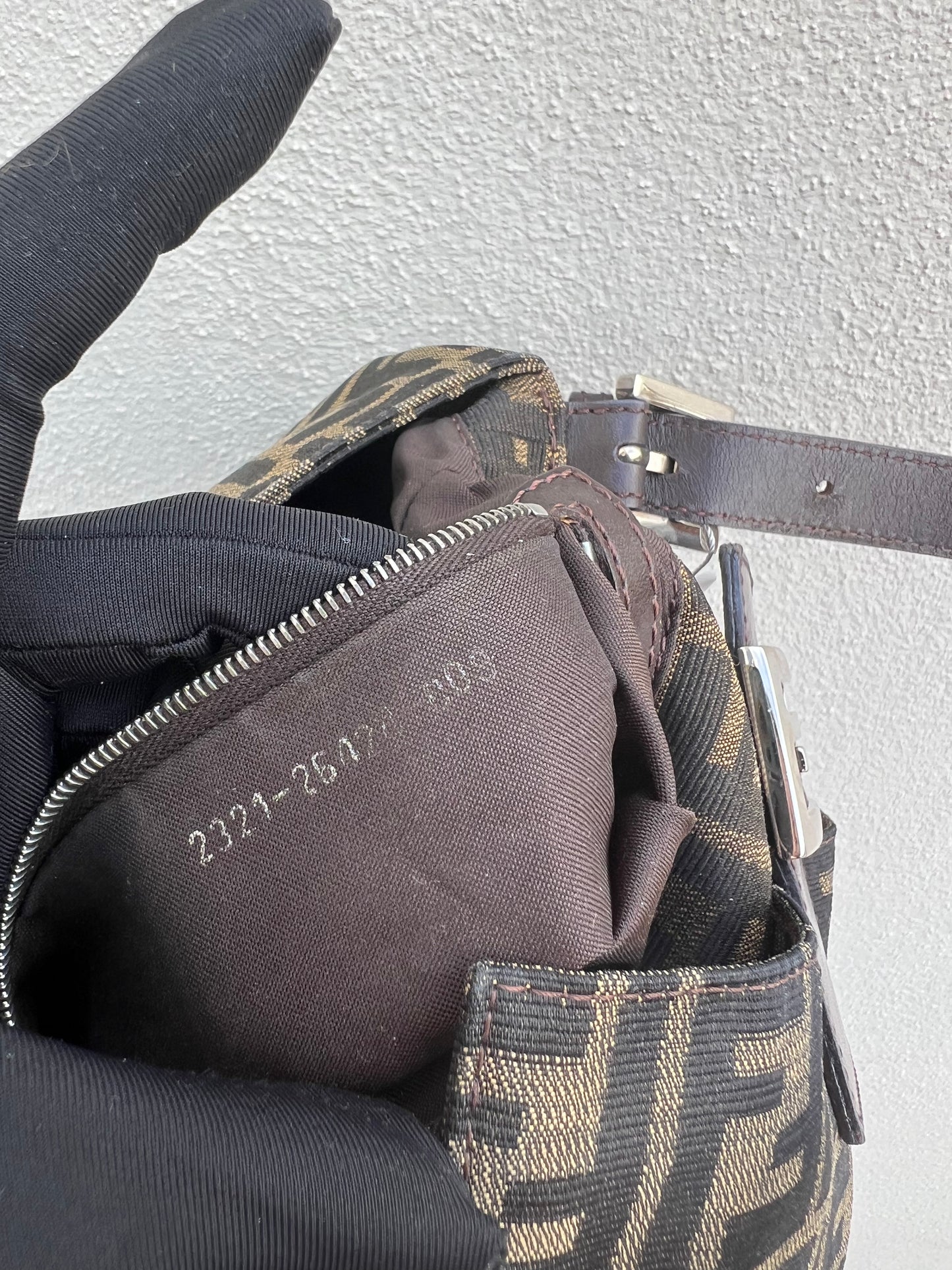 Pre-loved Fendi Vintage Zucca Baguette Handbag 2