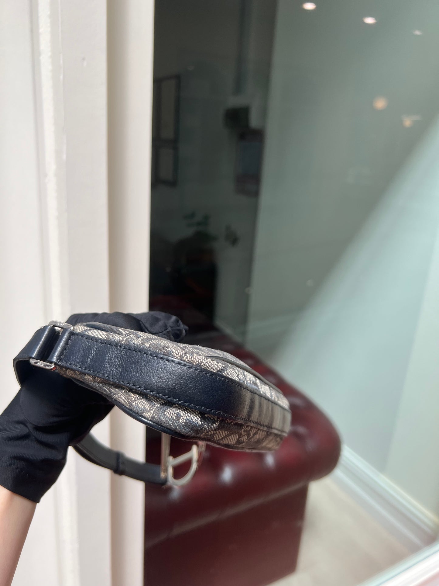 Pre-loved Christian Dior Vintage Trotter Shoulder Bag