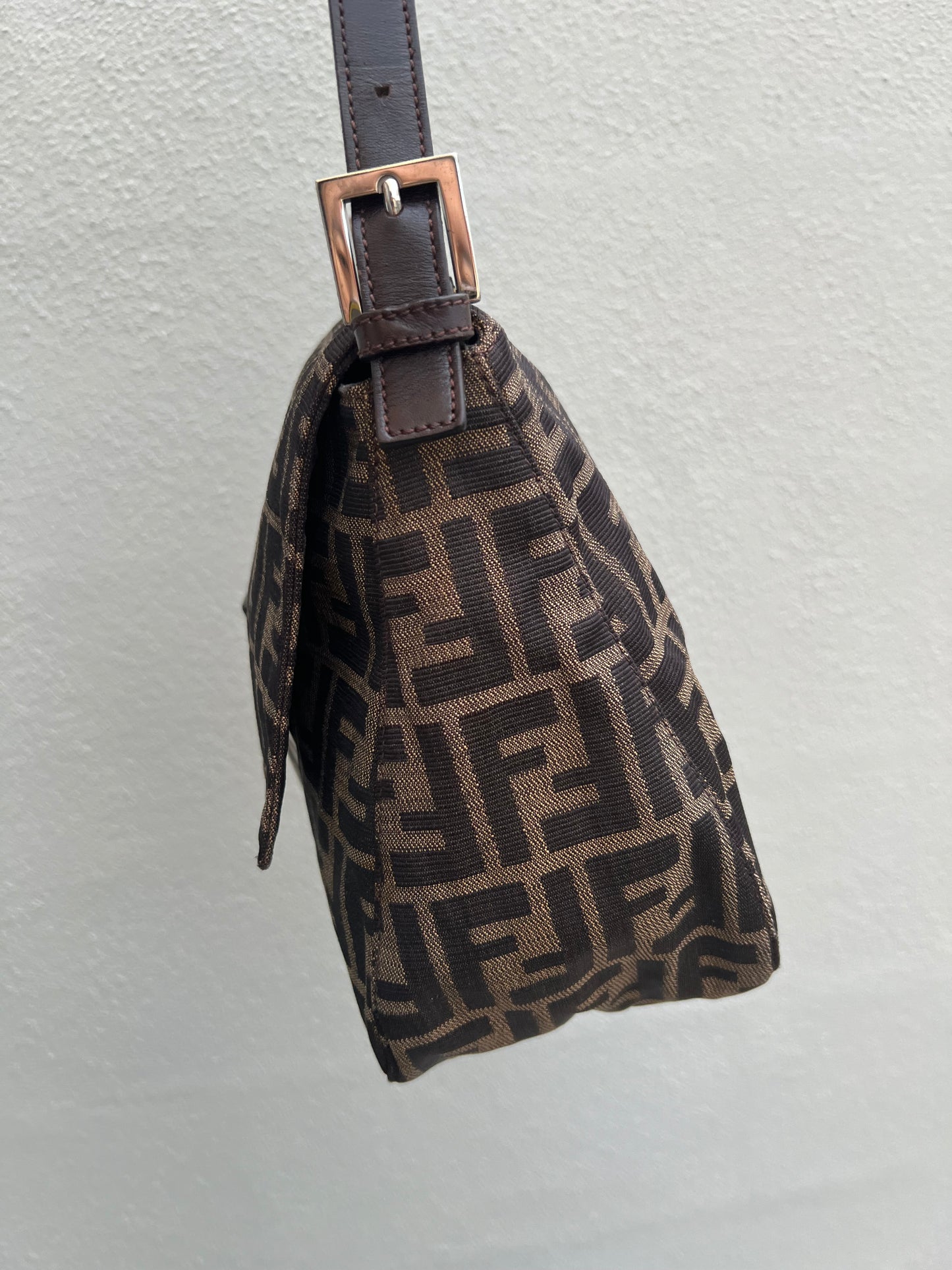 Pre-loved Fendi Vintage Zucca Mamma Handbag