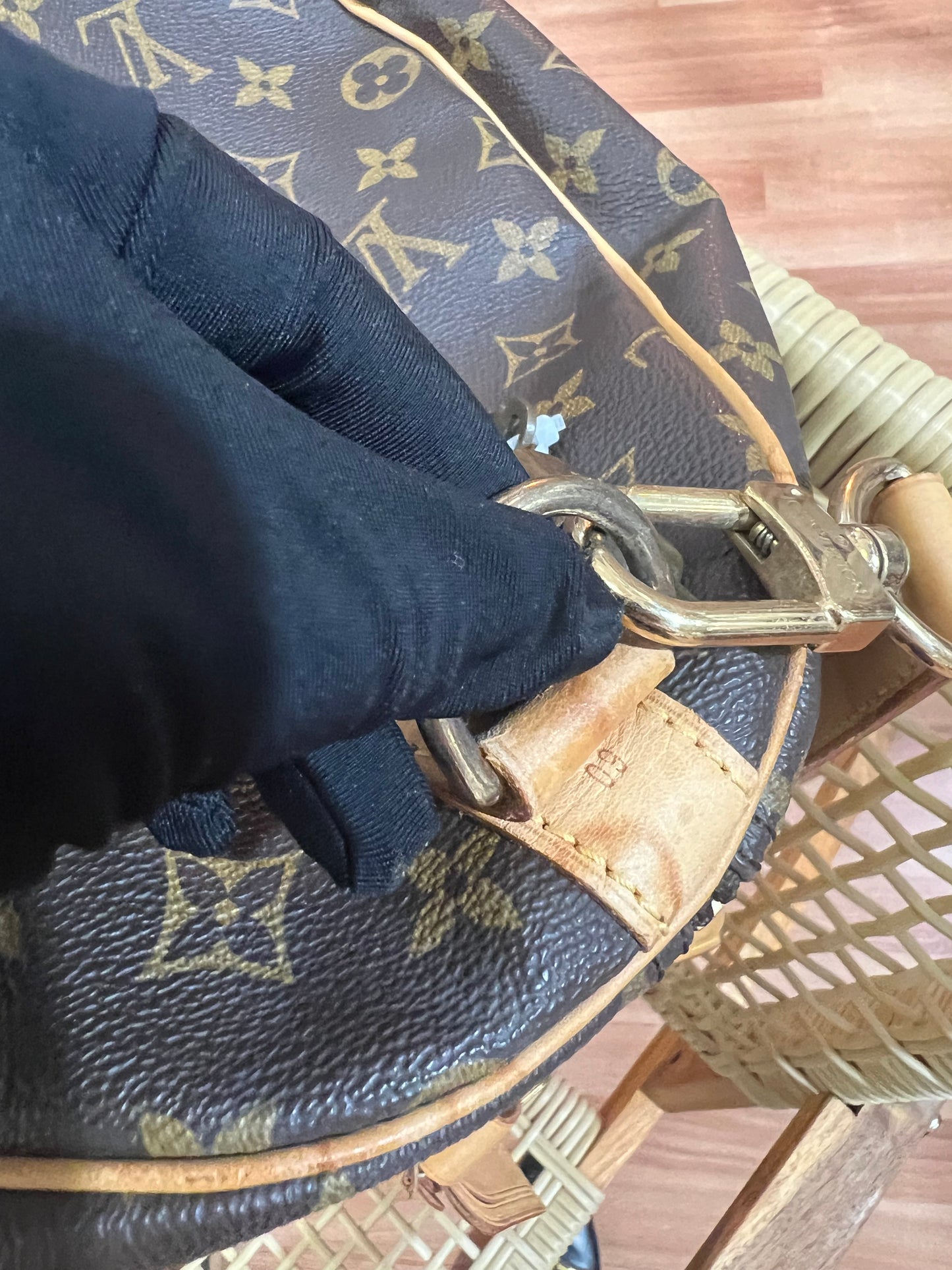 Pre-loved Louis Vuitton Keepall Bandoulière 60 Travel Bag Monogram 1997