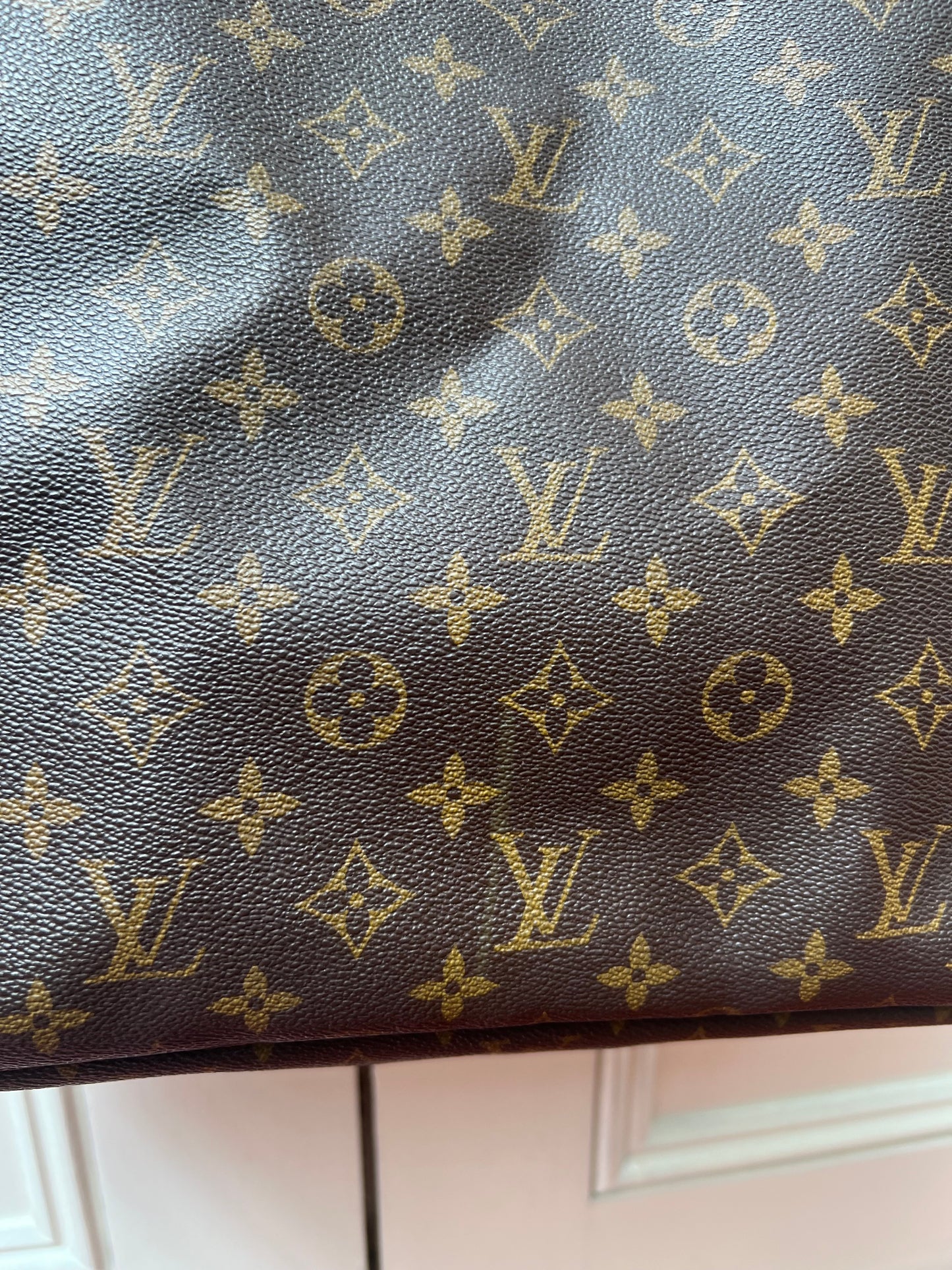 Pre-loved Louis Vuitton Neverfull Leather Tote GM Monogram 2008