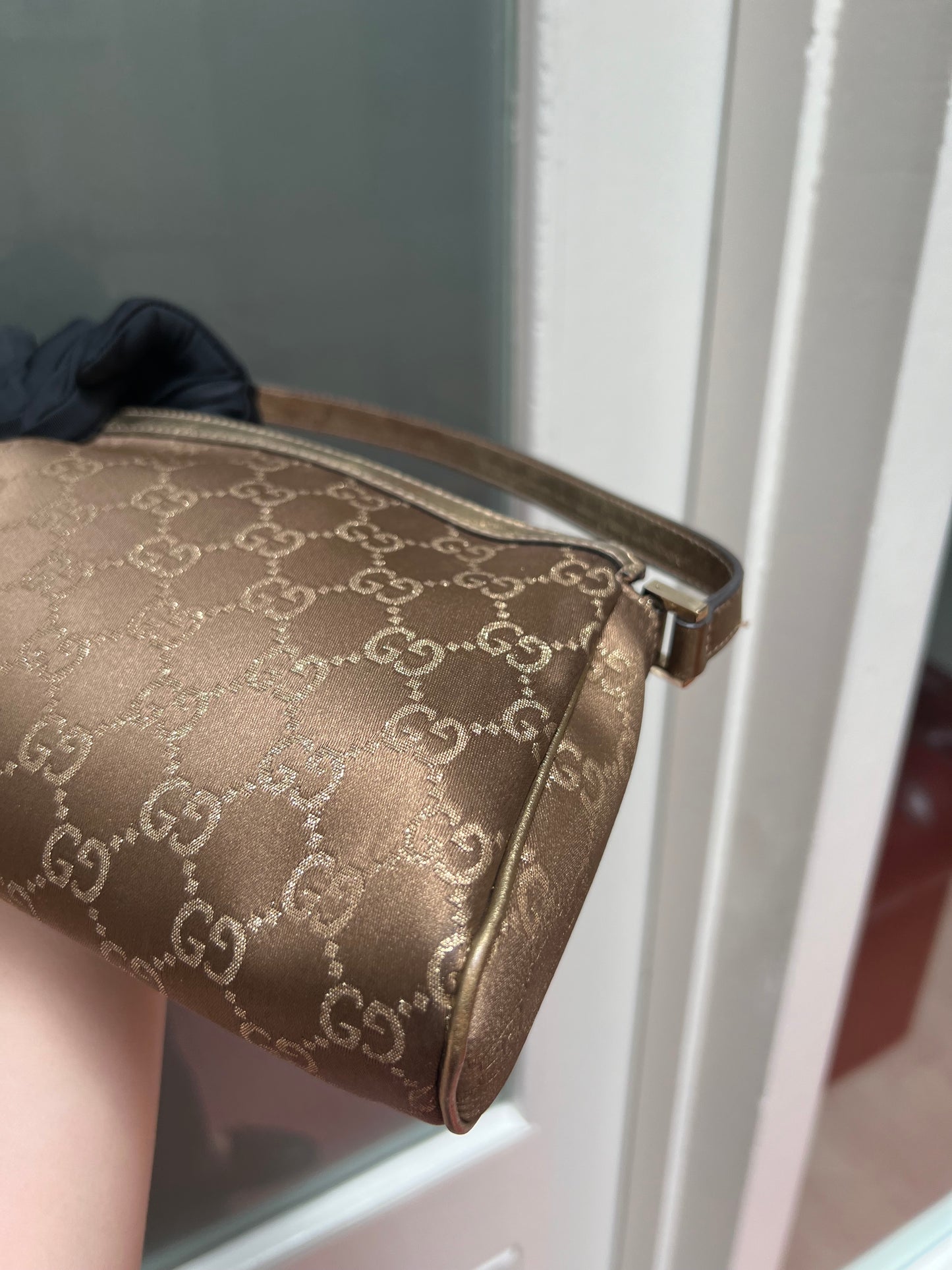 Pre-loved Gucci Monogram Pochette Bag