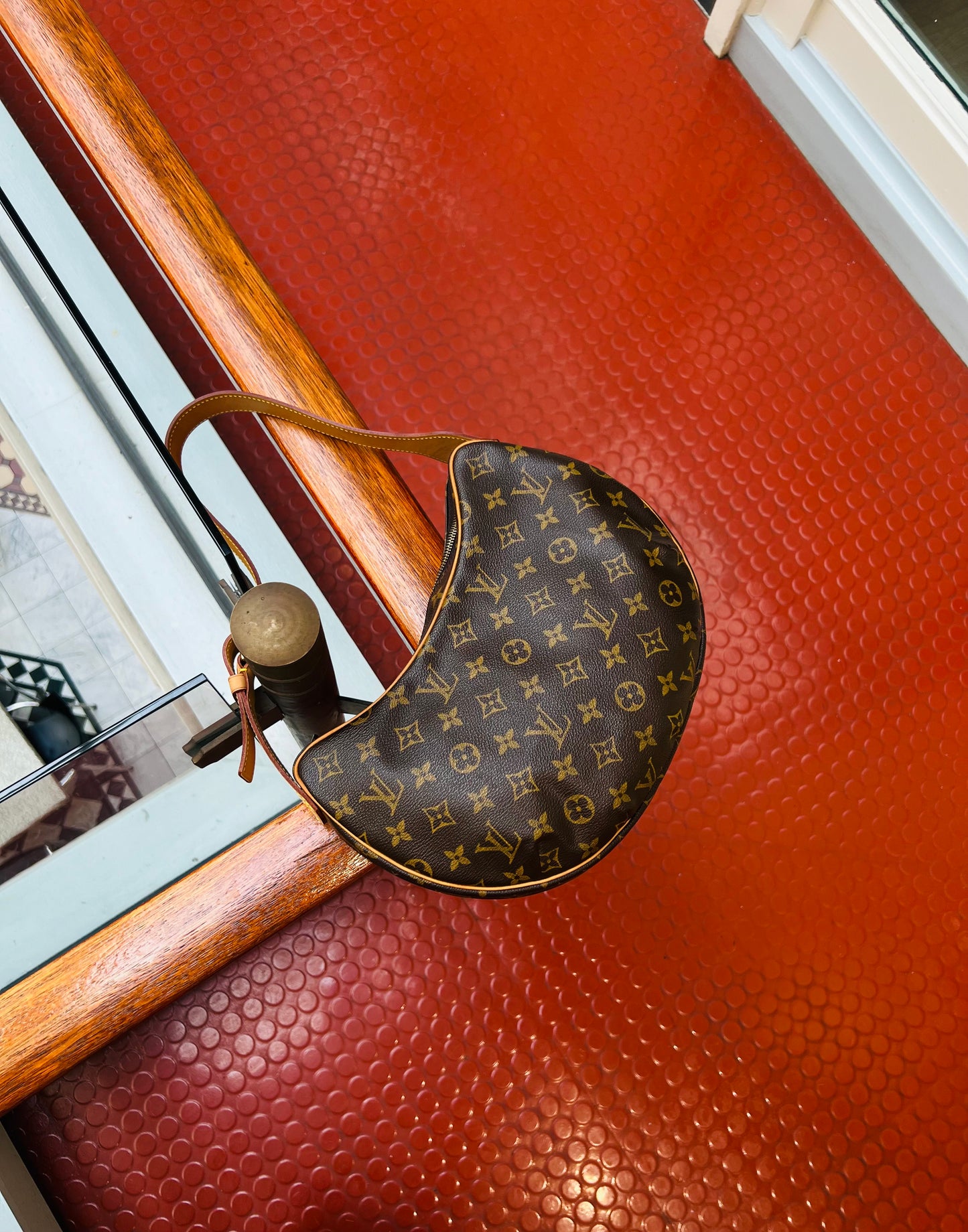Pre-owned Louis Vuitton Croissant mm Shoulder Bag - Brown 2003
