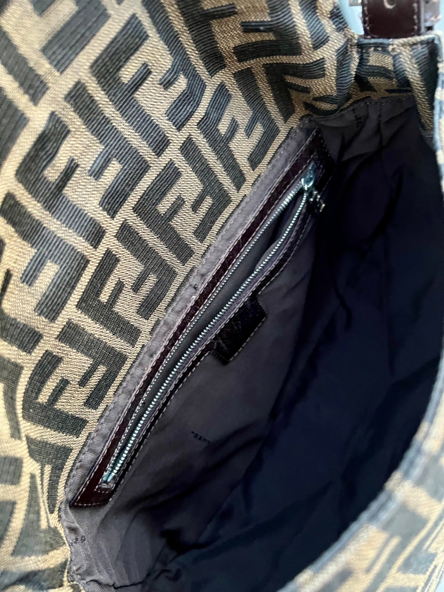 Pre-loved Fendi Vintage Zucca Mamma Handbag