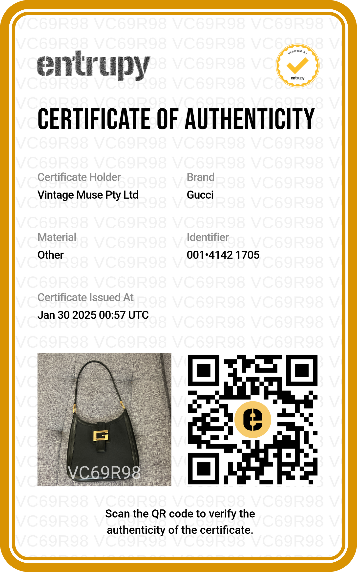 Pre-loved Gucci Canvas logo-appliqué G-plaque Shoulder Bag Black