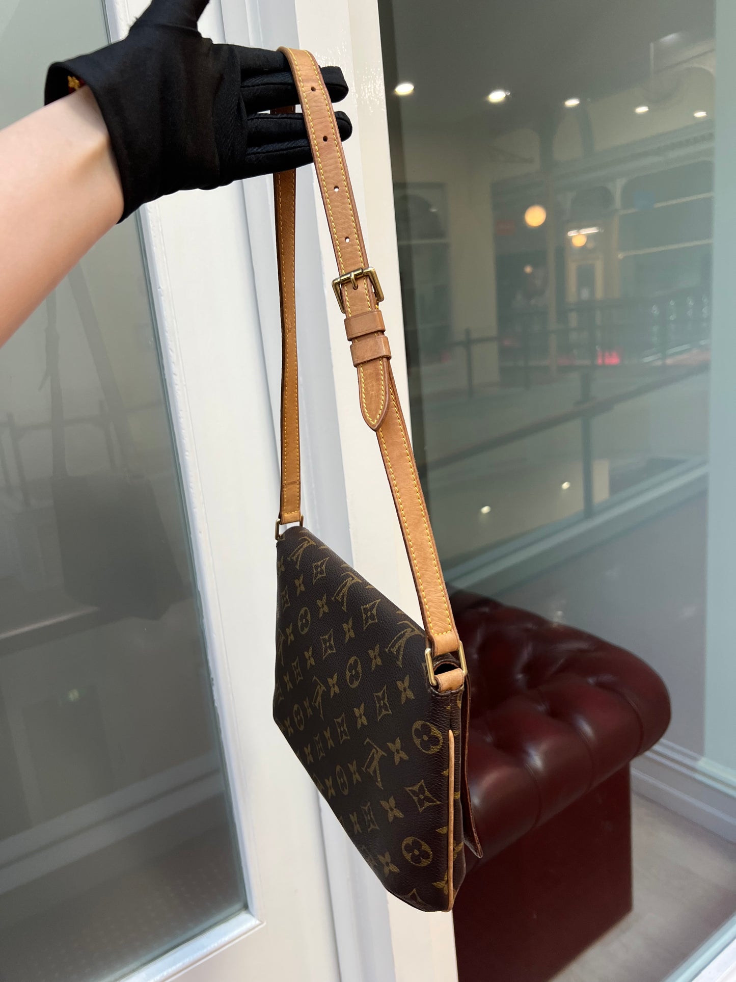 Preloved Louis Vuitton Monogram Canvas Musette Tango Short Strap Shoulder Bag 1998