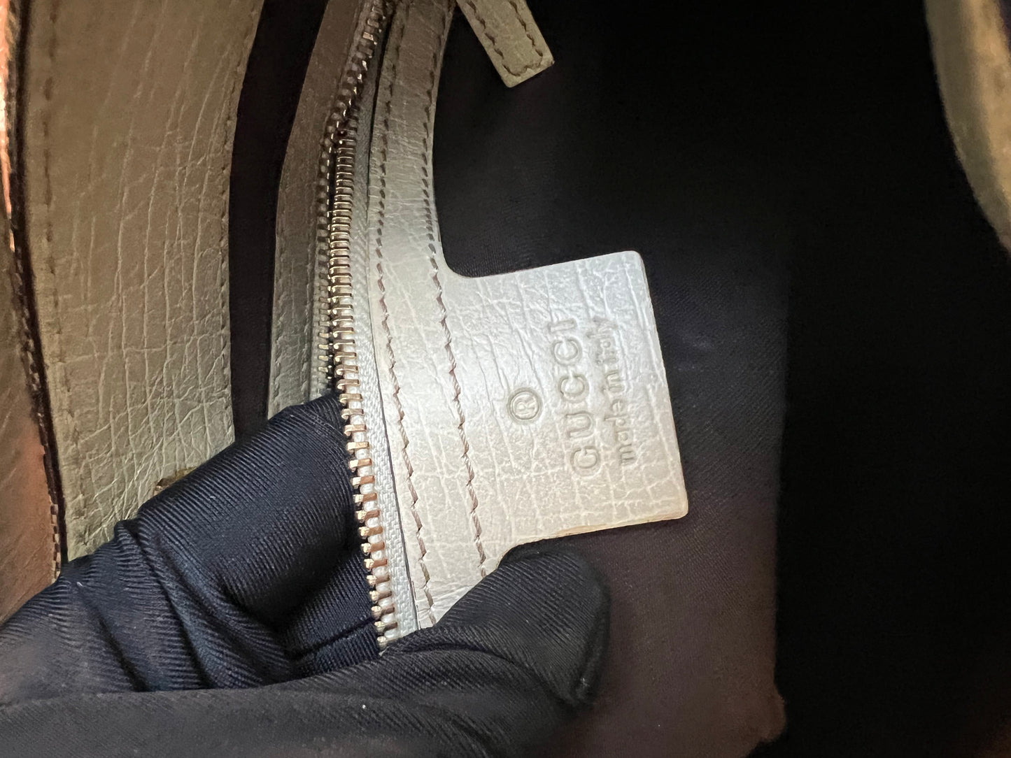 Pre-loved Gucci Hobo Horsebit Monogramm GG Shoulder bag