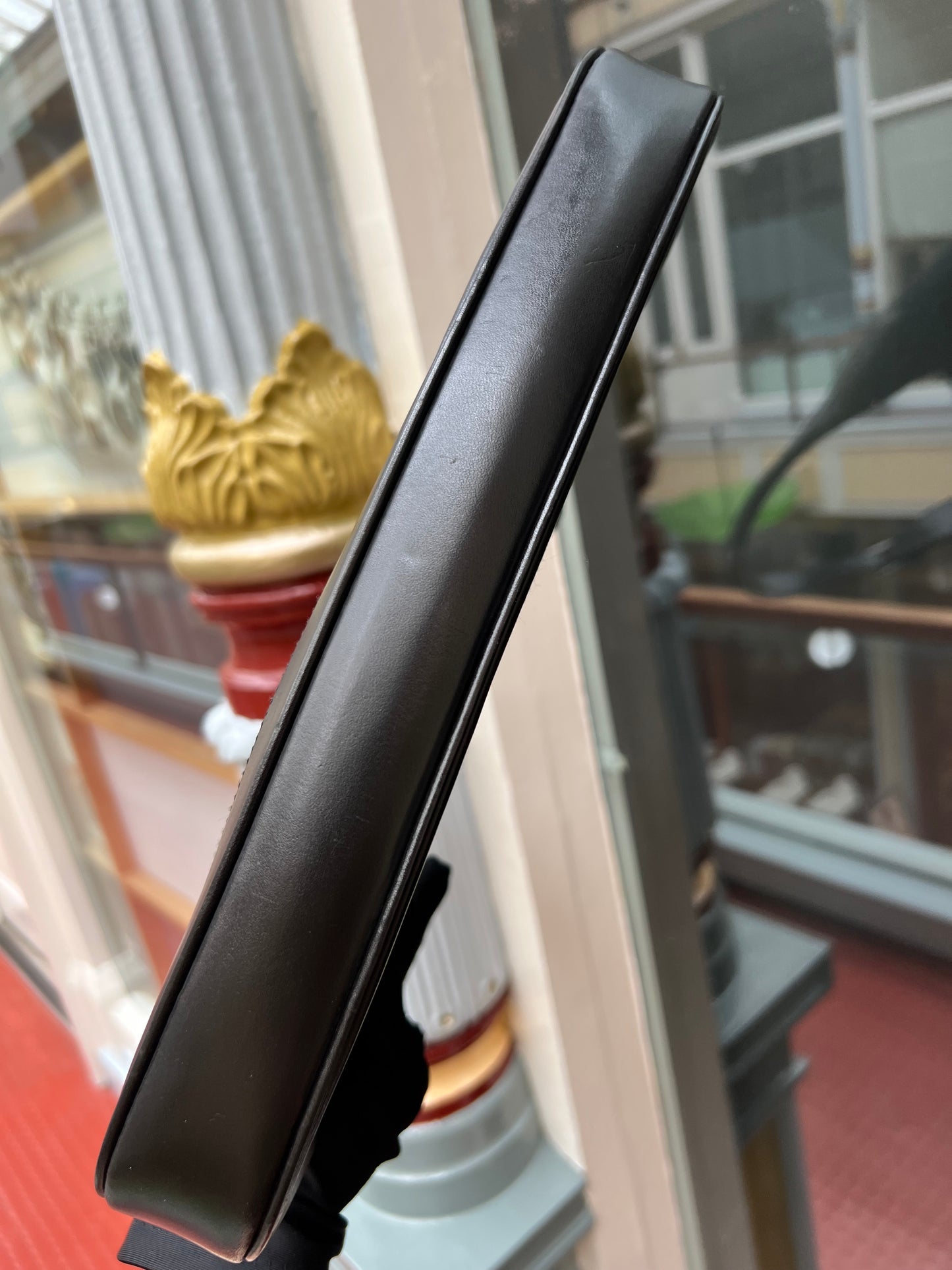 Pre-loved Gucci Black GG Canvas and Leather Jackie O Hobo
