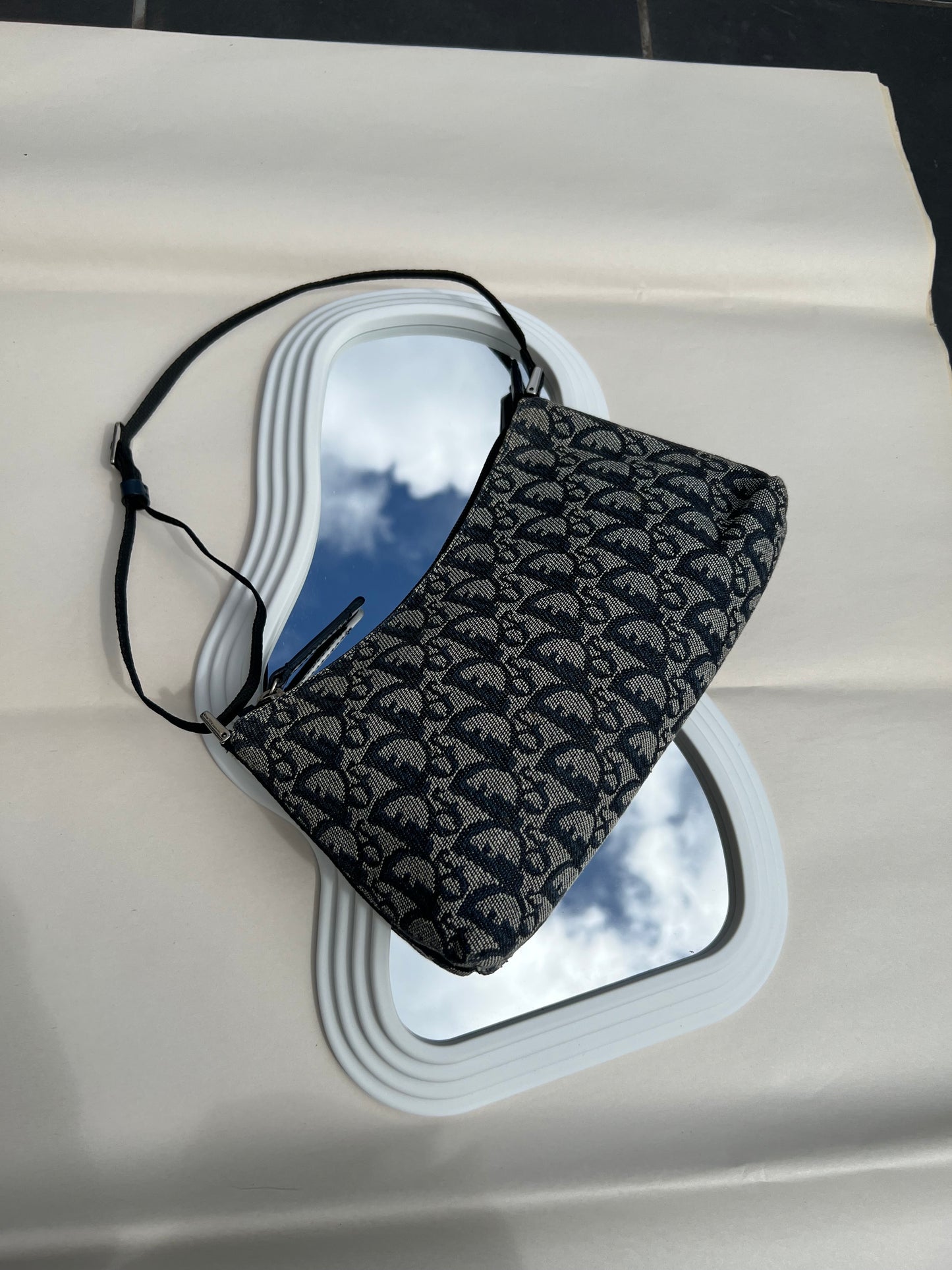 Pre-loved Christian Dior vintage Trotter Shoulder Bag