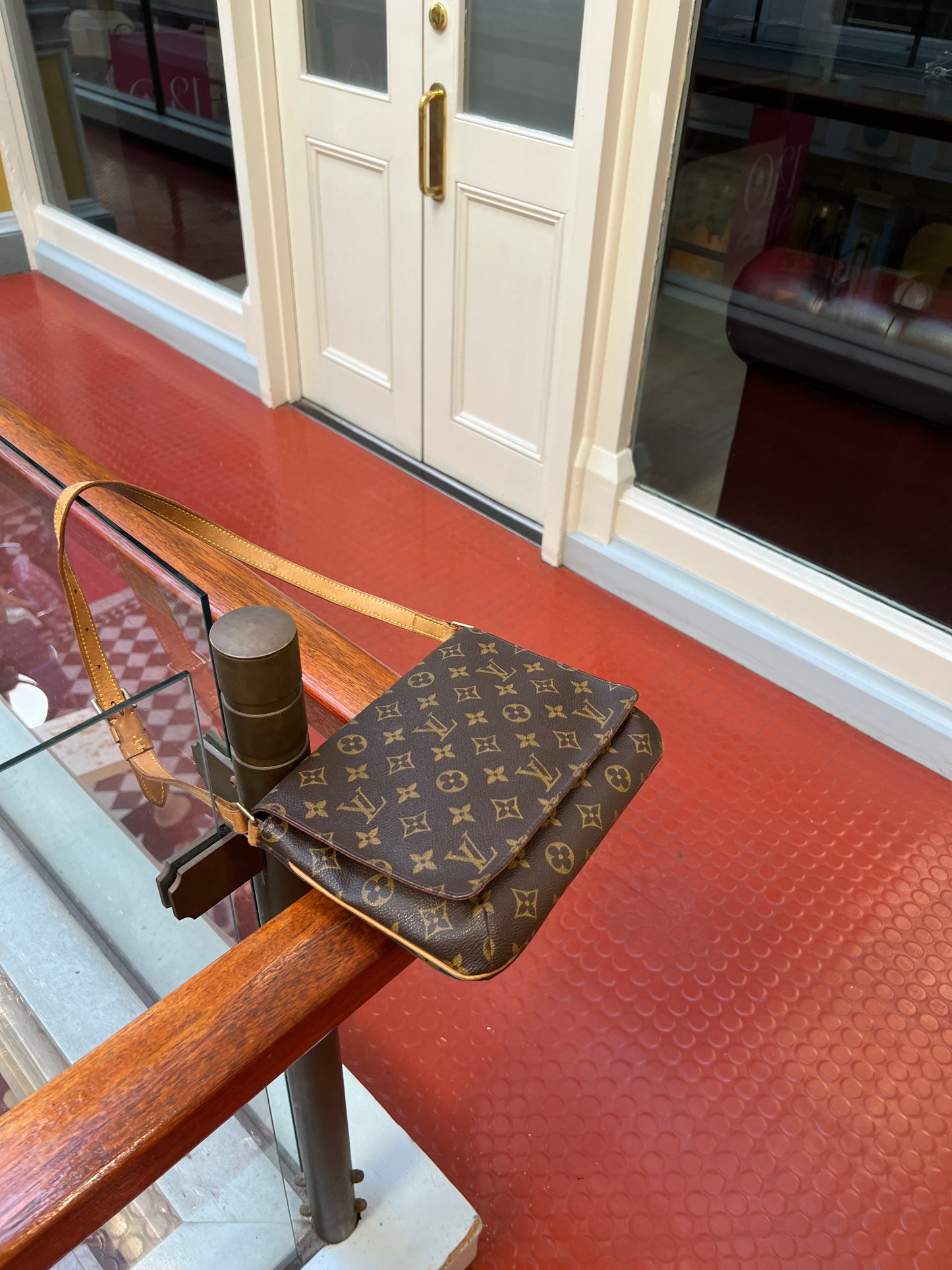 Preloved Louis Vuitton Monogram Canvas Musette Tango Short Strap Shoulder Bag 1998