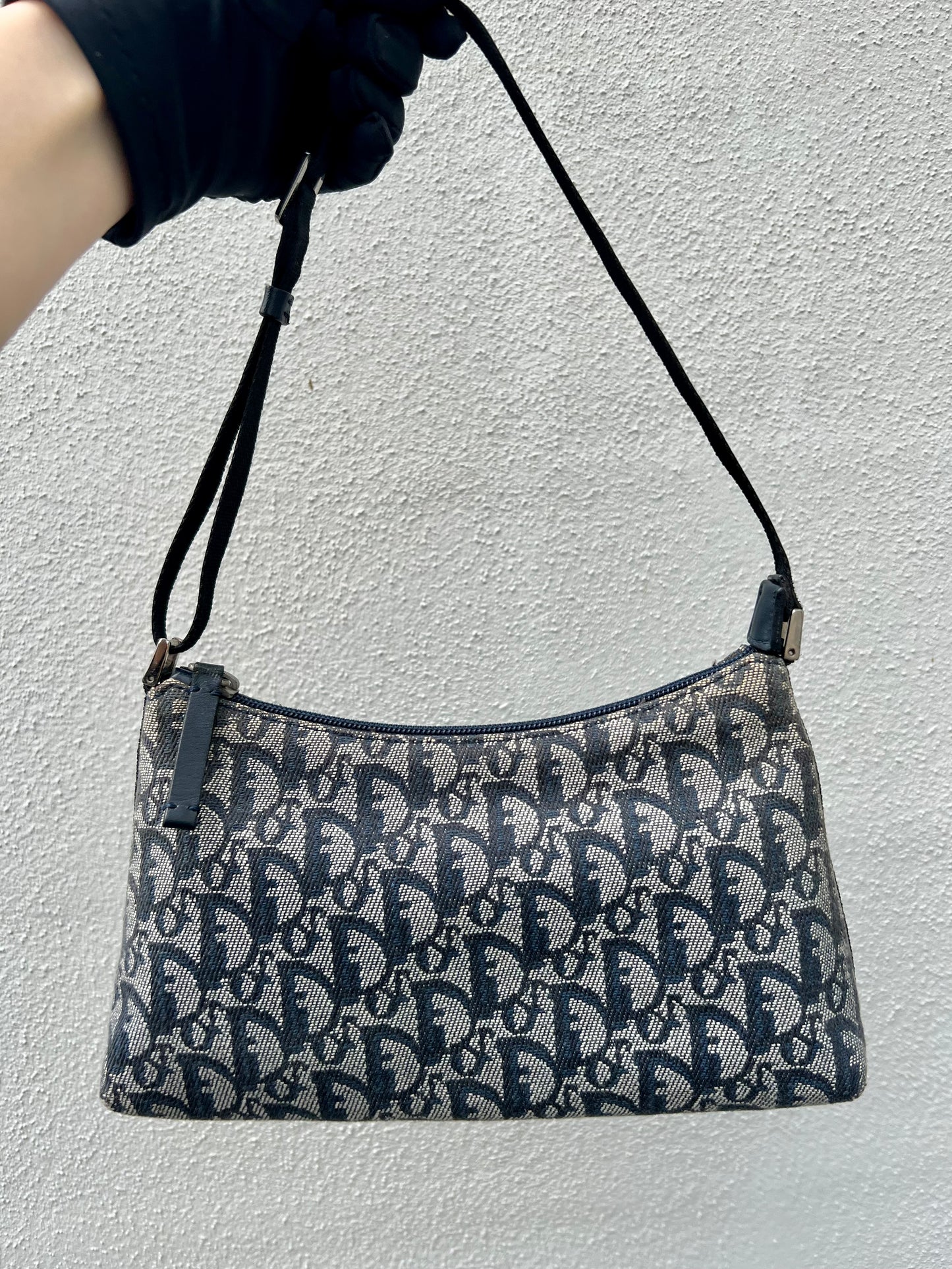 Pre-loved Christian Dior vintage Trotter Shoulder Bag