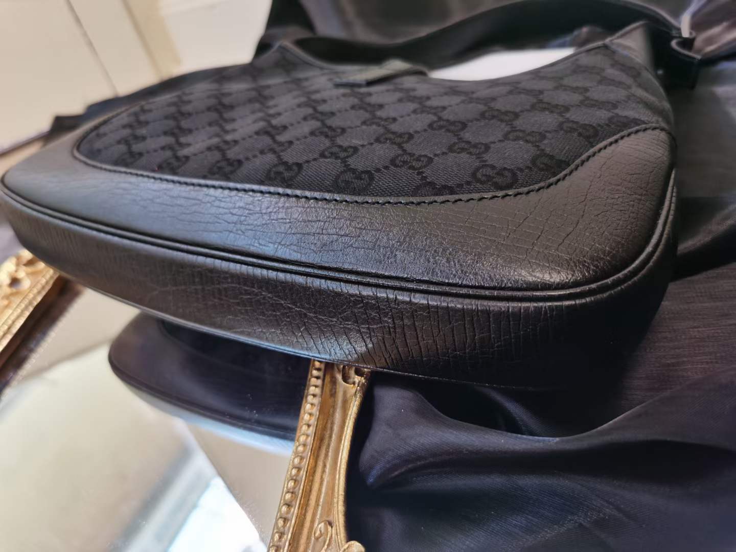 Pre-loved Gucci Vintage Monogram Jackie Bag