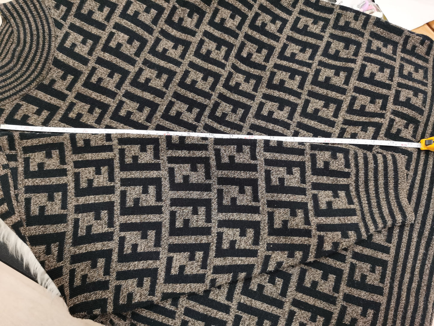 Pre-loved Fendi Vintage Zucca Wool Jumper